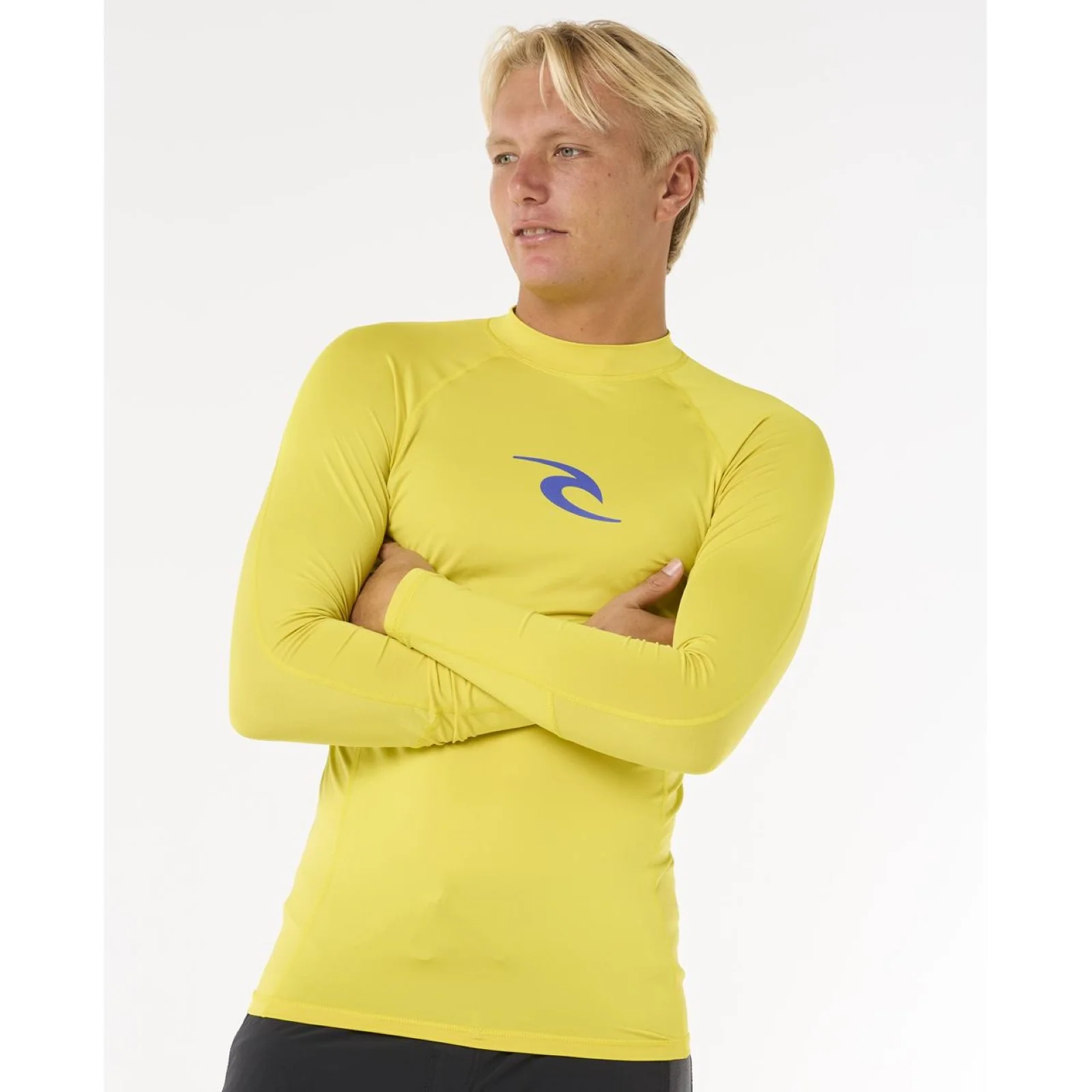Rip Curl Mens Waves UPF 50 Perf Long Sleeve Rash Vest - Image 48