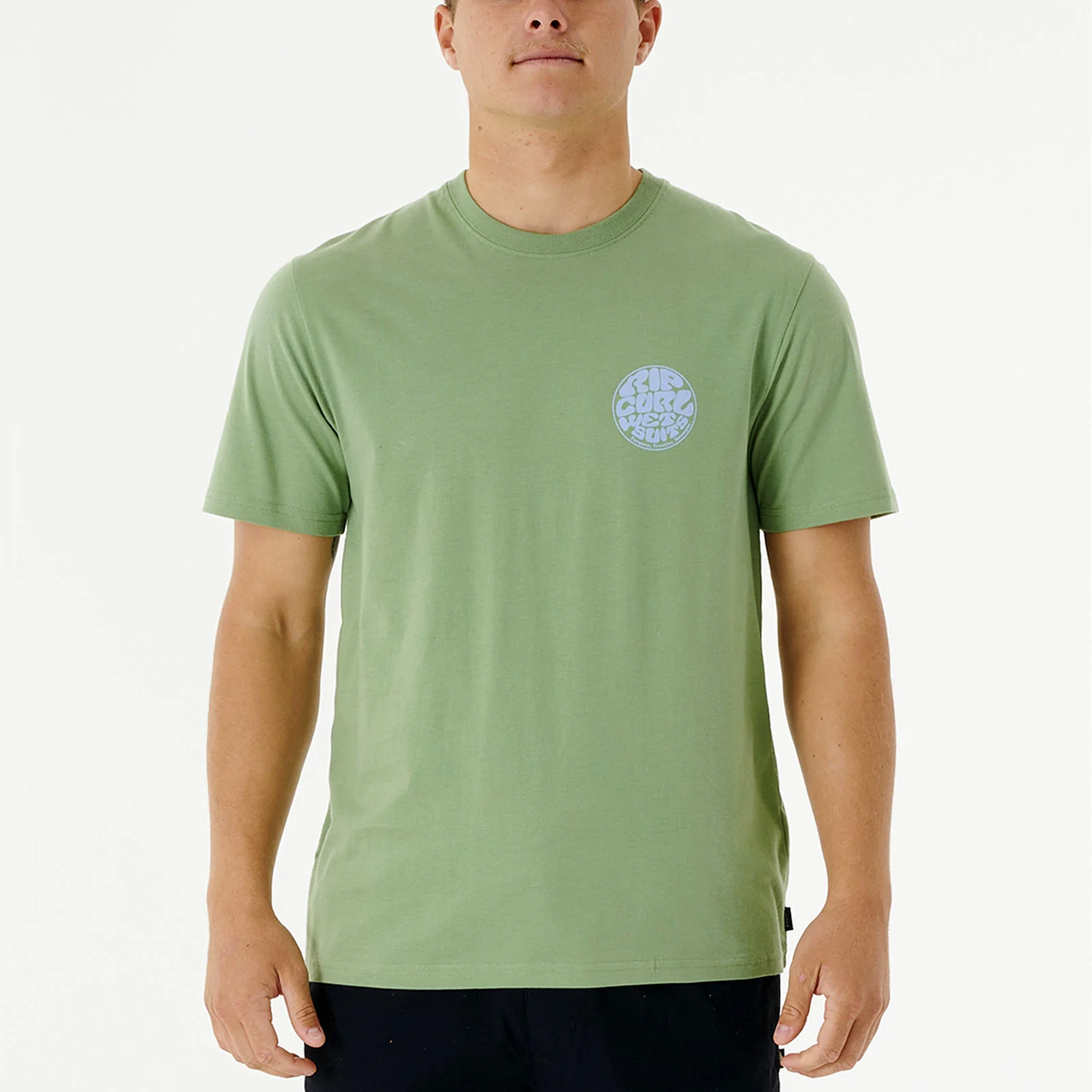Rip Curl Mens Wetsuit Icon Crew Neck Cotton T-Shirt - Image 4