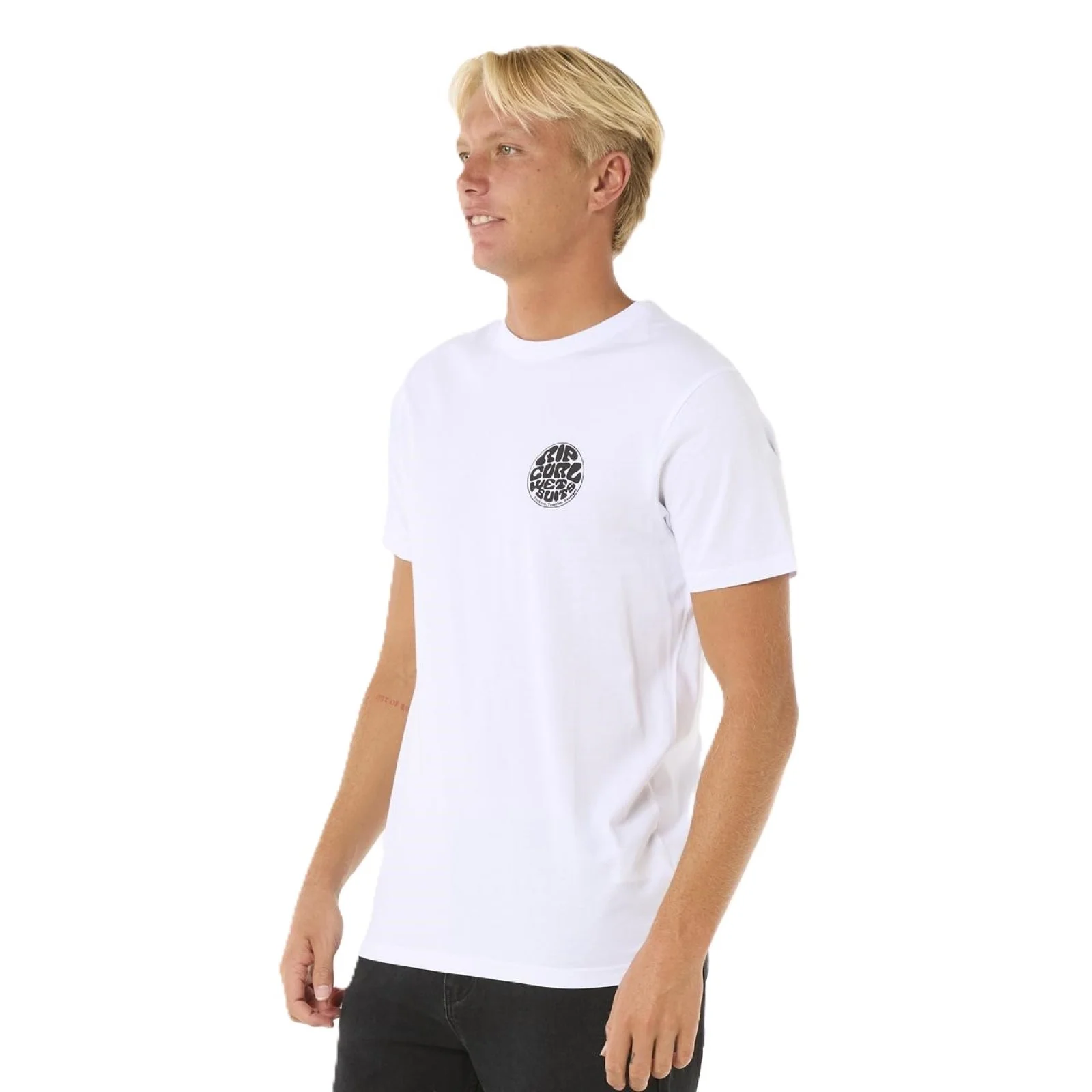 Rip Curl Mens Wettie Icon Short Sleeve T-Shirt - Image 7