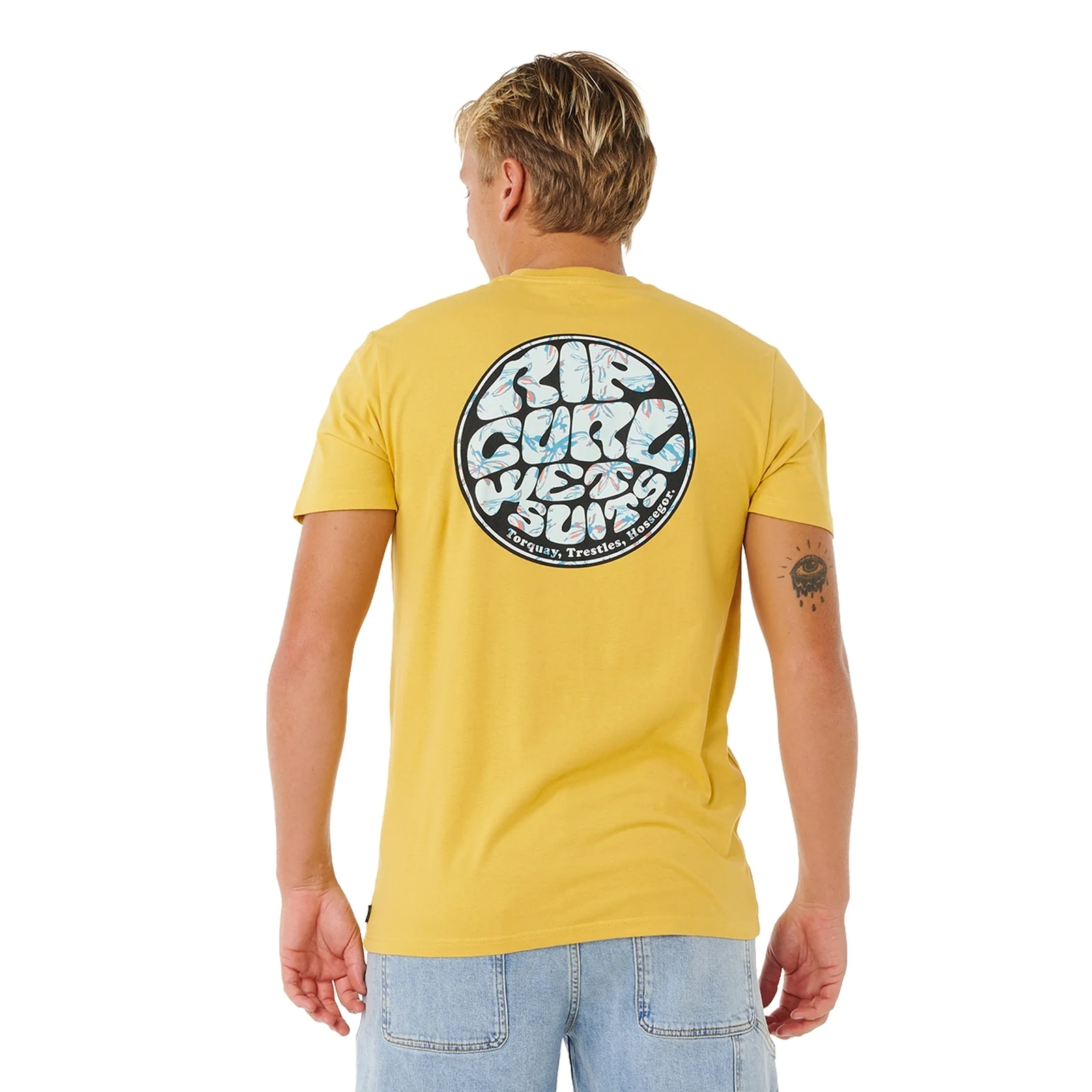 Rip Curl Mens Wettie Passage Icon Short Sleeve T-Shirt - Image 14