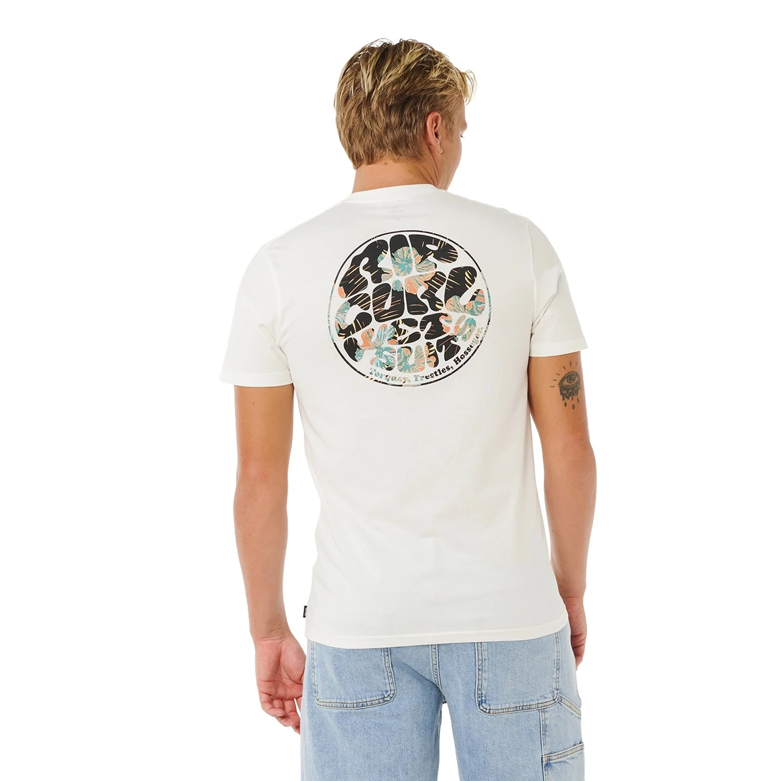 Rip Curl Mens Wettie Passage Icon Short Sleeve T-Shirt - Image 16