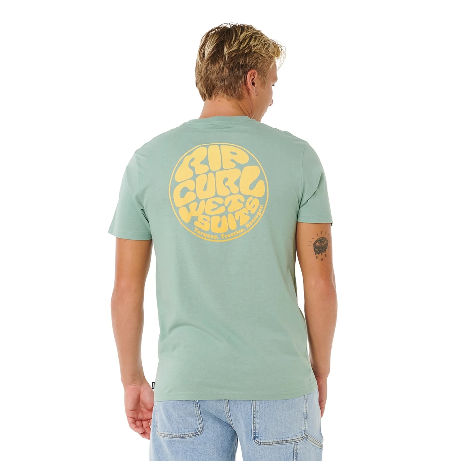 Rip Curl Mens Wettie Passage Icon Short Sleeve T-Shirt - Image 17