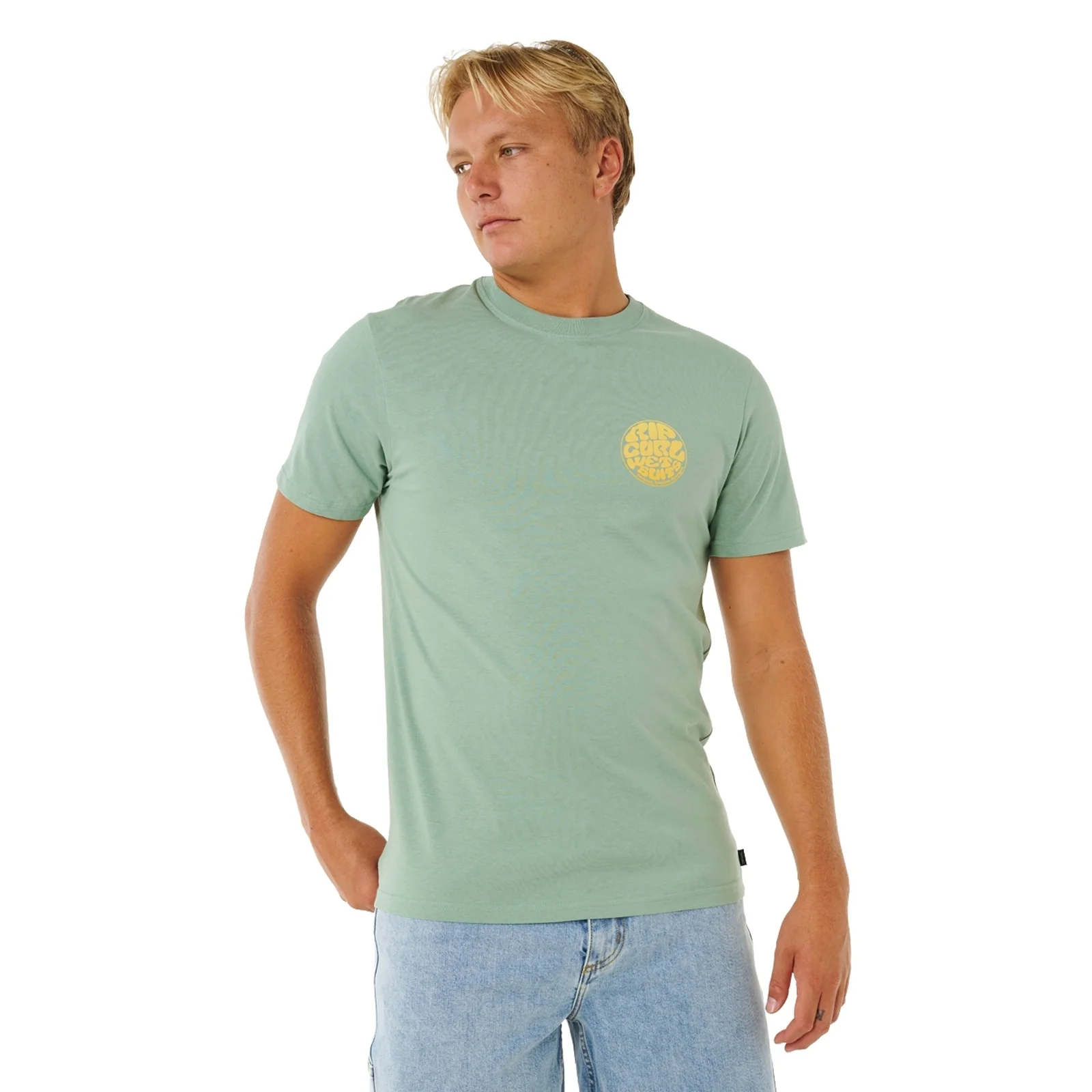 Rip Curl Mens Wettie Passage Icon Short Sleeve T-Shirt - Image 34