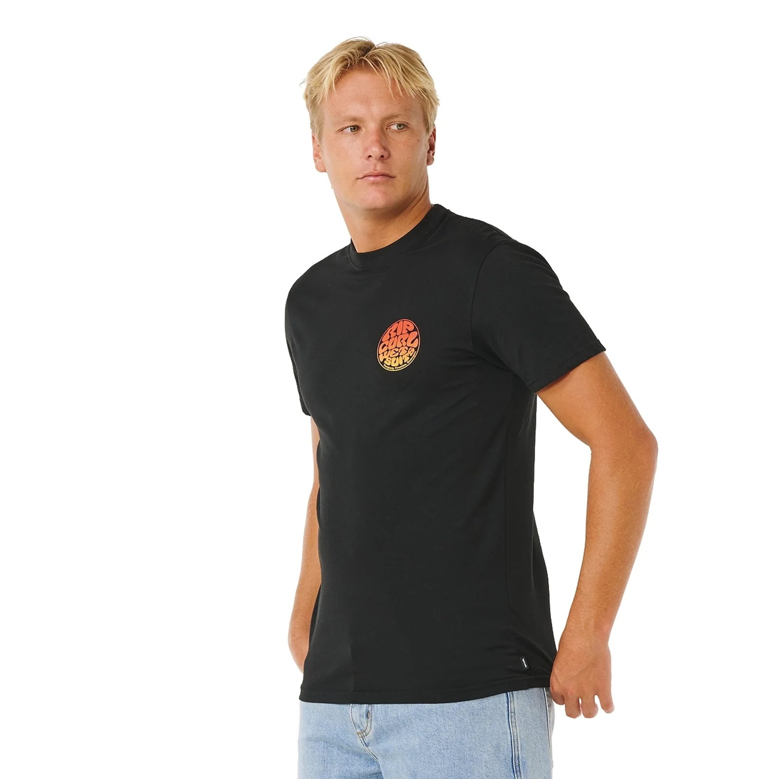 Rip Curl Mens Wettie Passage Icon Short Sleeve T-Shirt - Image 9