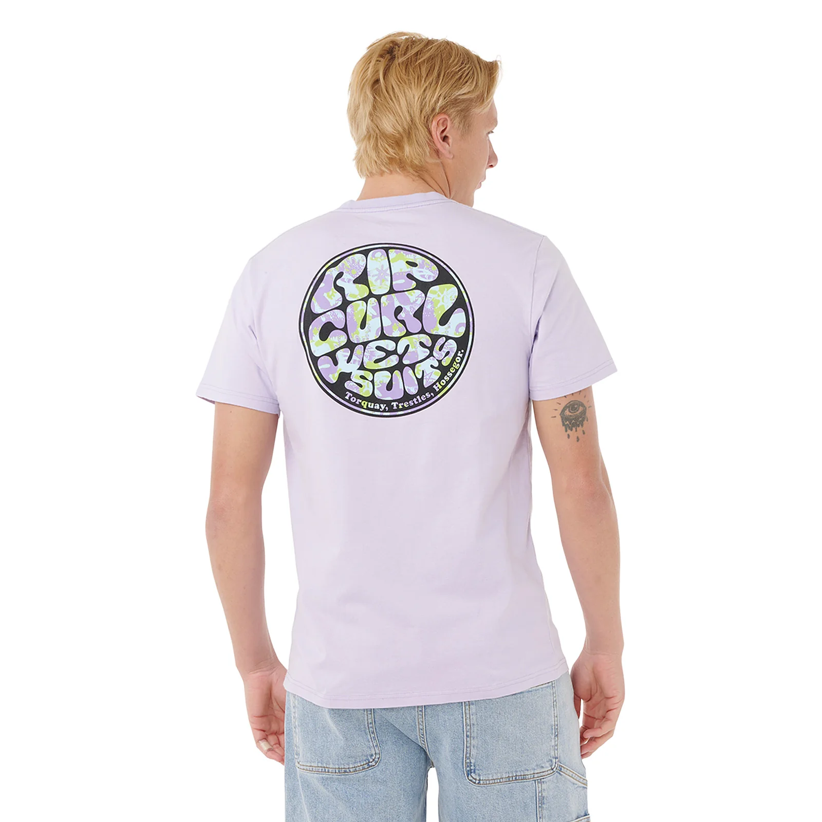 Rip Curl Mens Wettie Passage Icon Short Sleeve T-Shirt - Image 22