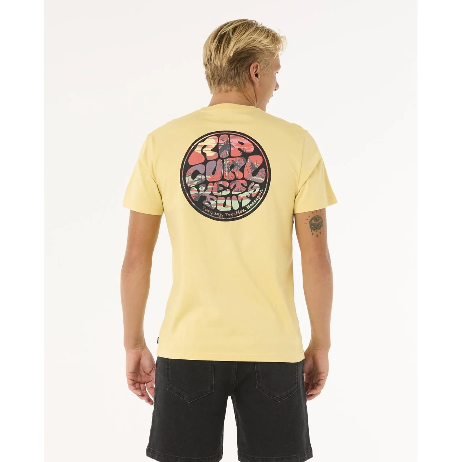Rip Curl Mens Wettie Passage Icon Short Sleeve T-Shirt - Image 26