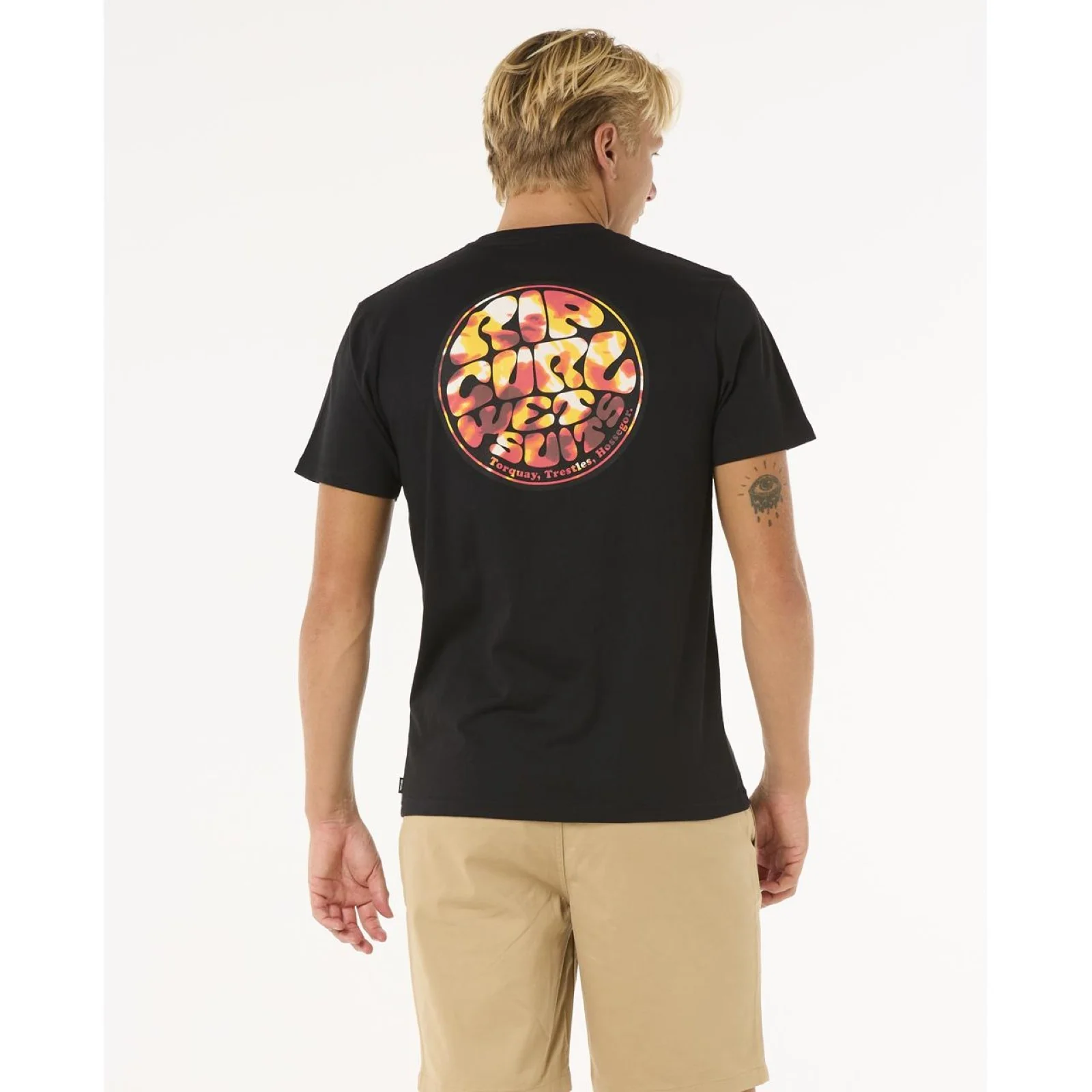 Rip Curl Mens Wettie Passage Icon Short Sleeve T-Shirt - Image 27