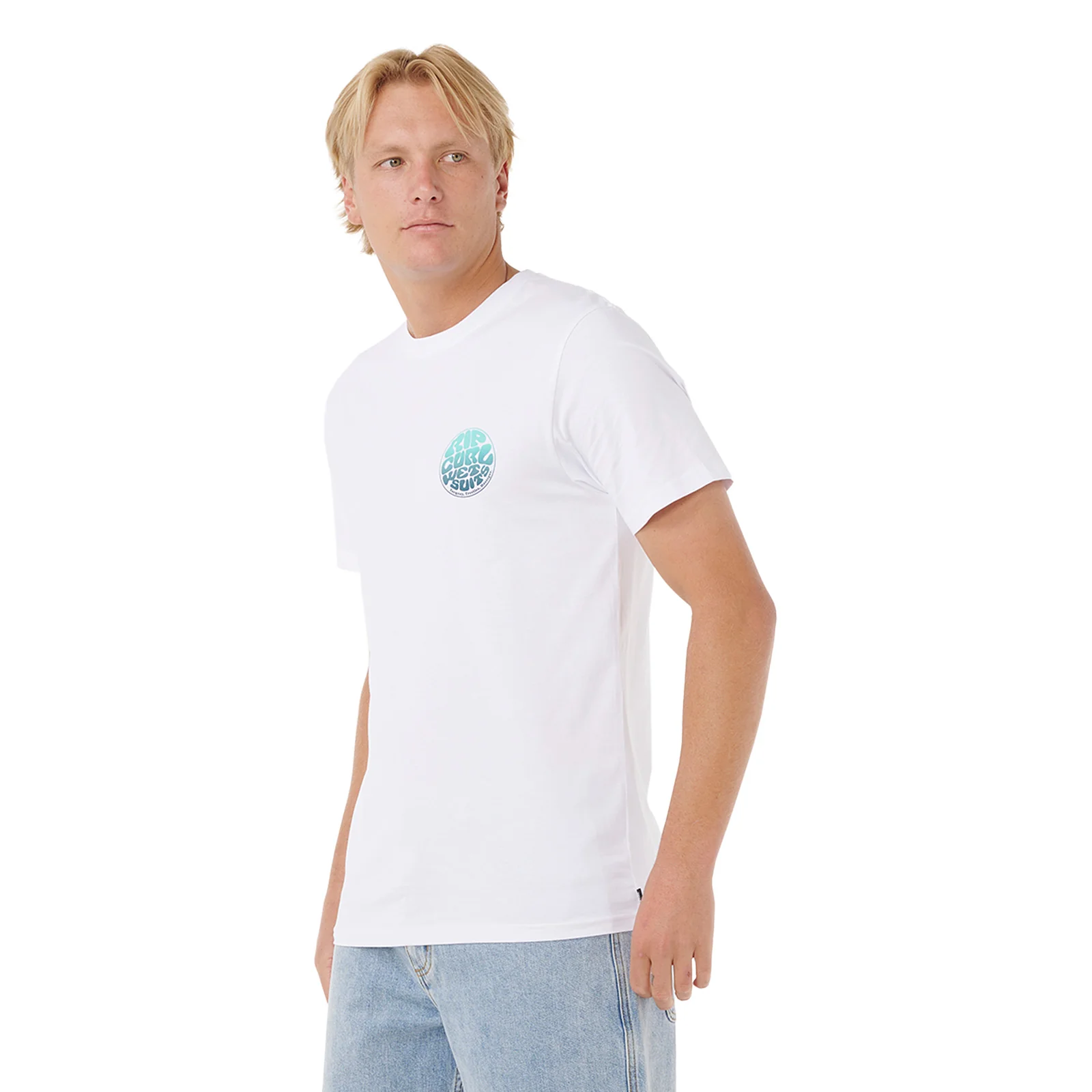 Rip Curl Mens Wettie Passage Icon Short Sleeve T-Shirt - Image 36