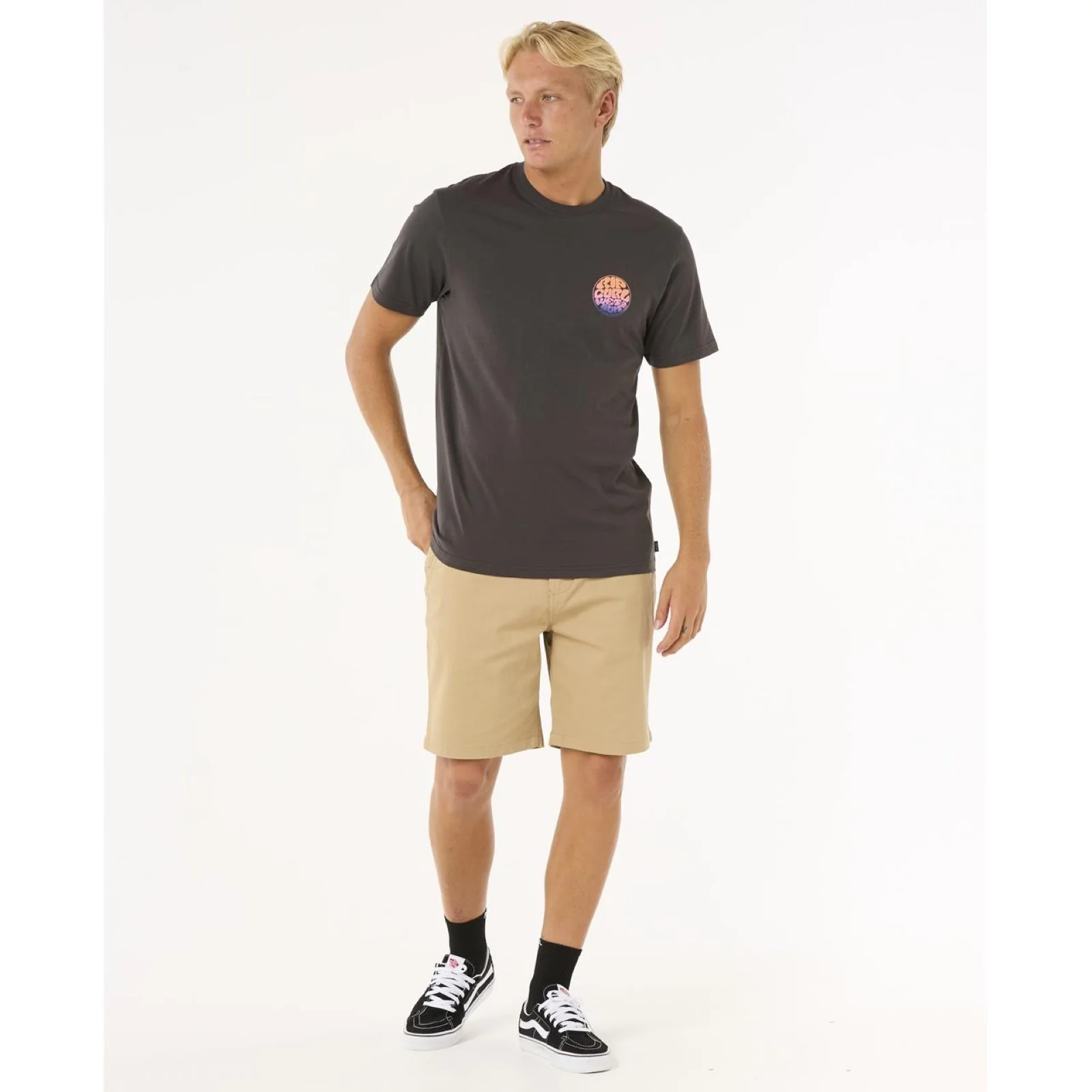 Rip Curl Mens Wettie Passage Icon Short Sleeve T-Shirt - Image 44