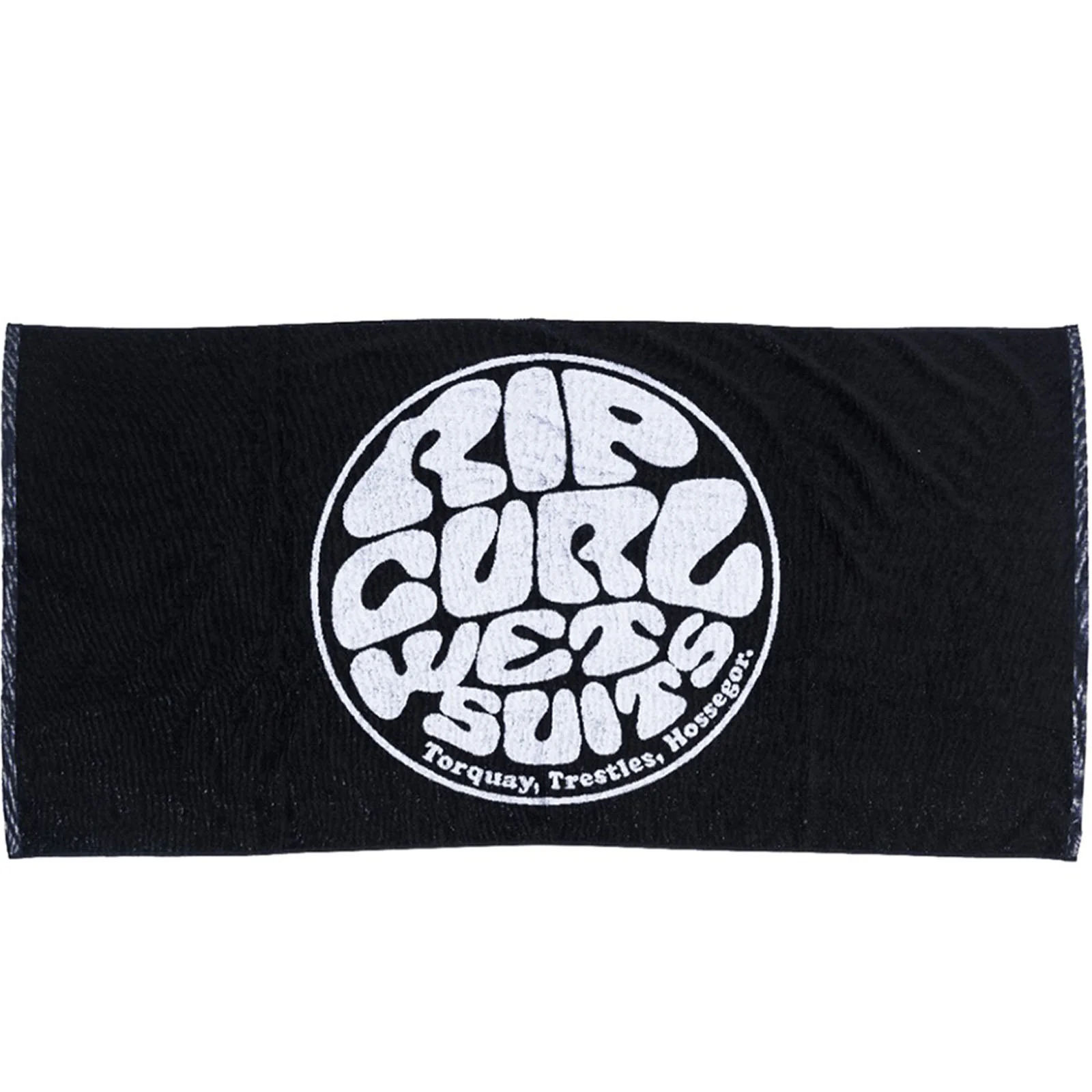 Rip Curl Wetty Icon Soft Cotton Beach Towel - Black