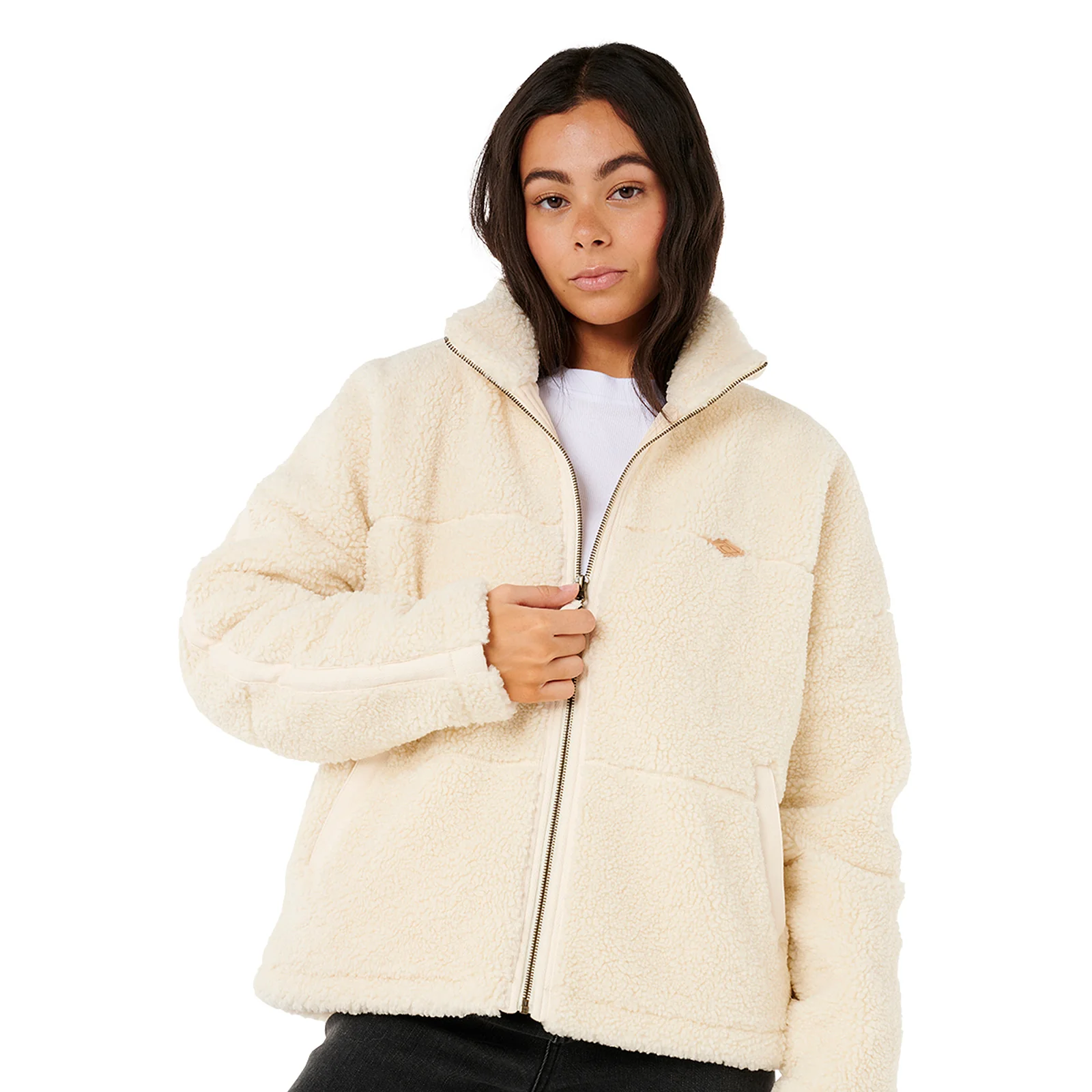 Rip Curl Womens Cala Nights Sherpa Full Zip Fleece - Image 6