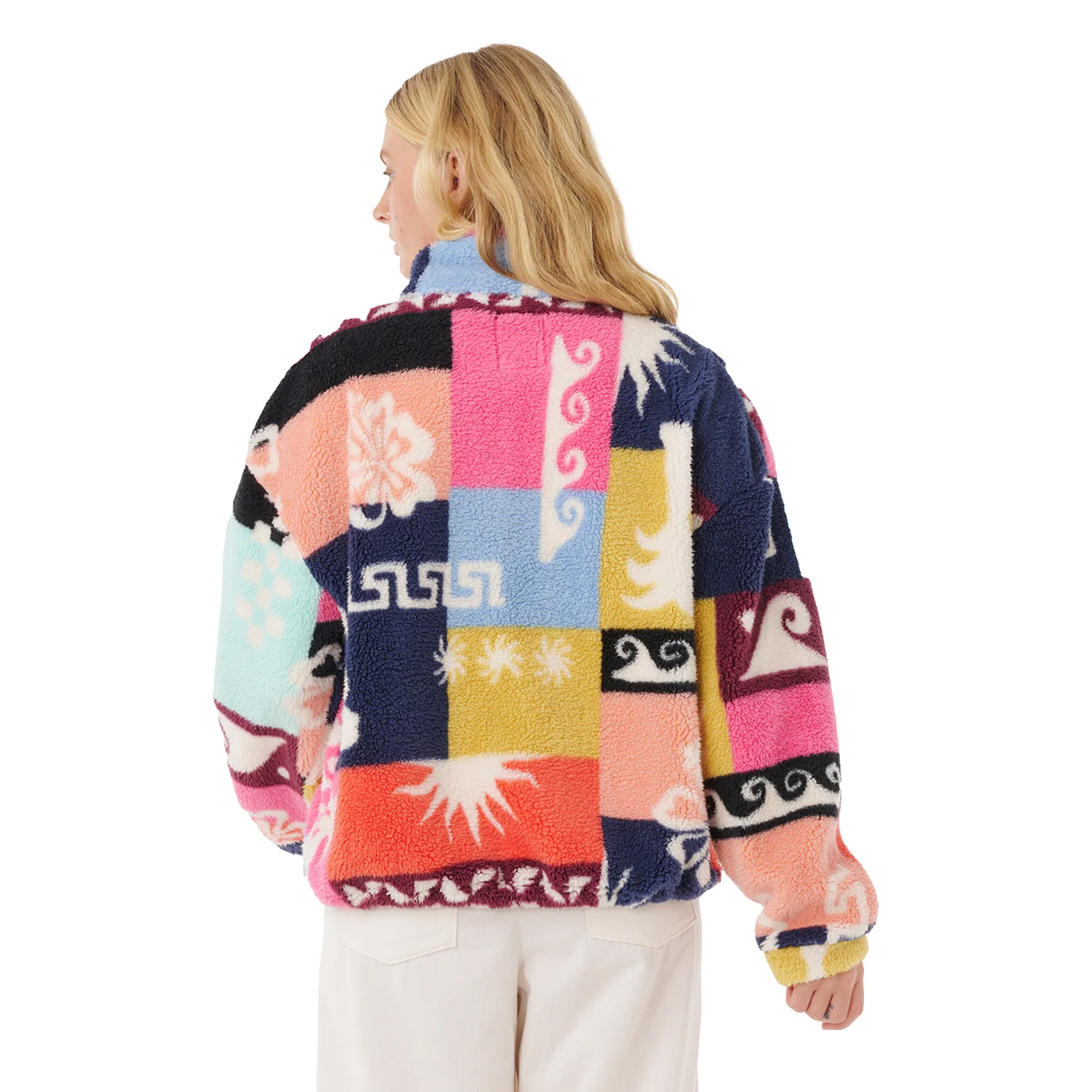 Rip Curl Womens Keepsakes Print Storm Polar Half Zip Fleece - Image 3