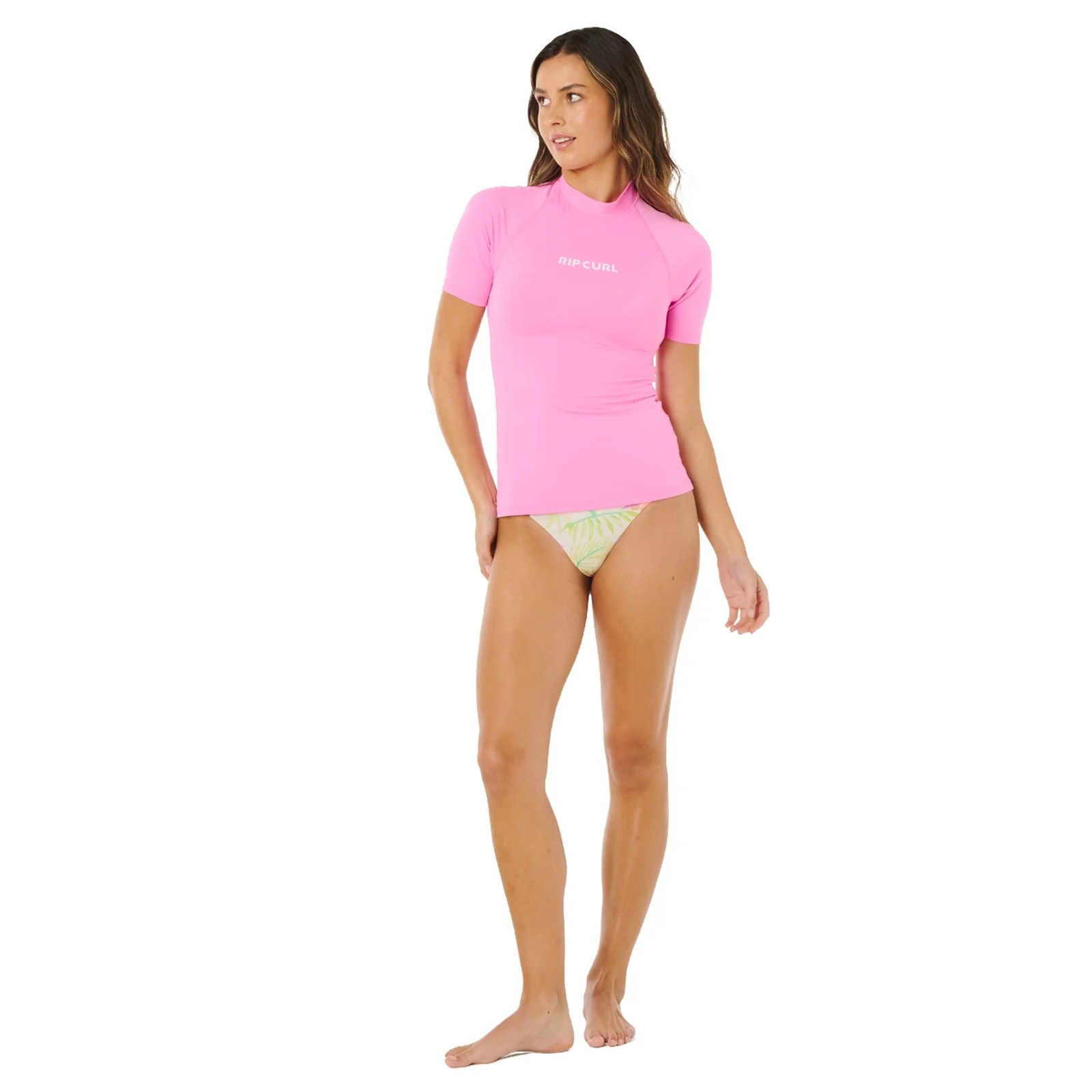 Rip Curl Womens Molokai Solid UPF Short Sleeve Rash Vest - Image 9