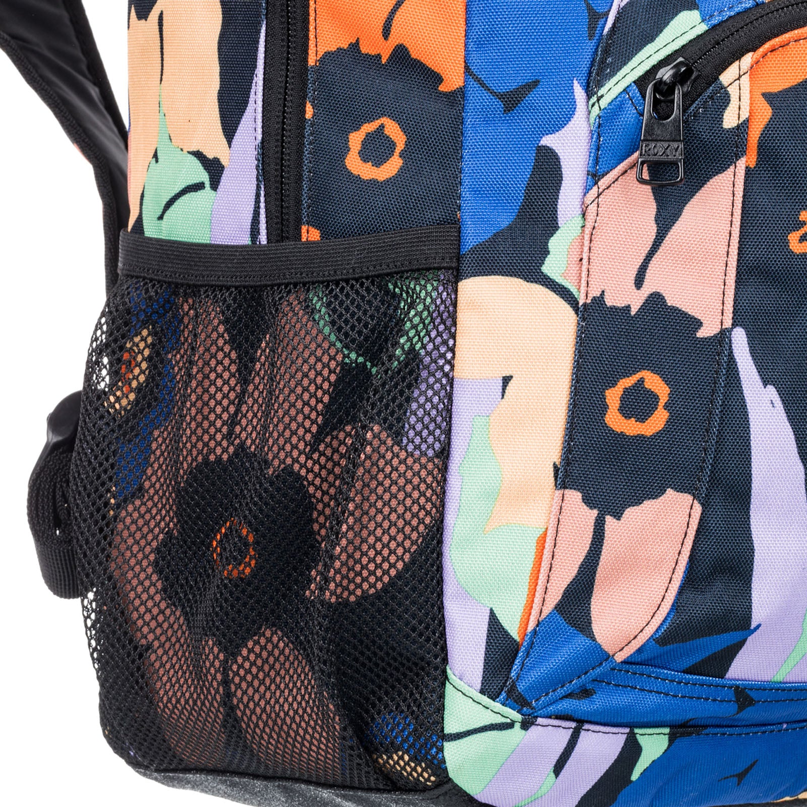 Roxy Adults Ocean Clouds Floral Rucksack Backpack Bag - Anthracite - Image 5