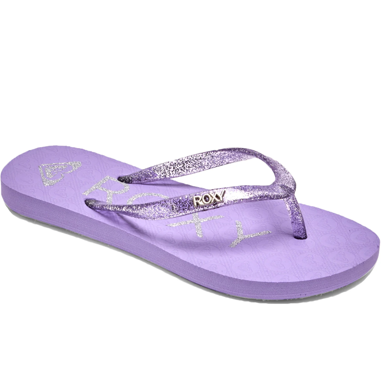 Roxy Kids Viva Sparkle Glitter Sandals Flip Flops - Image 4