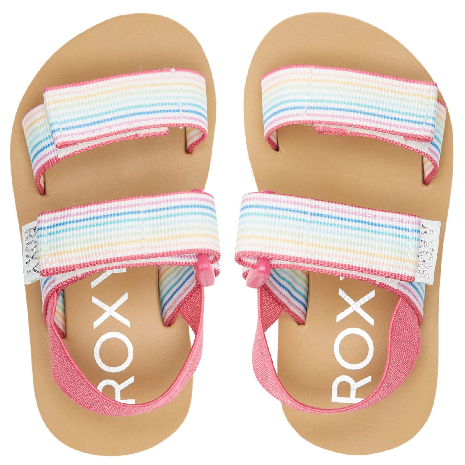 Roxy Infant Kids Cage Strappy Floral Flip Flops Sandals - Image 6