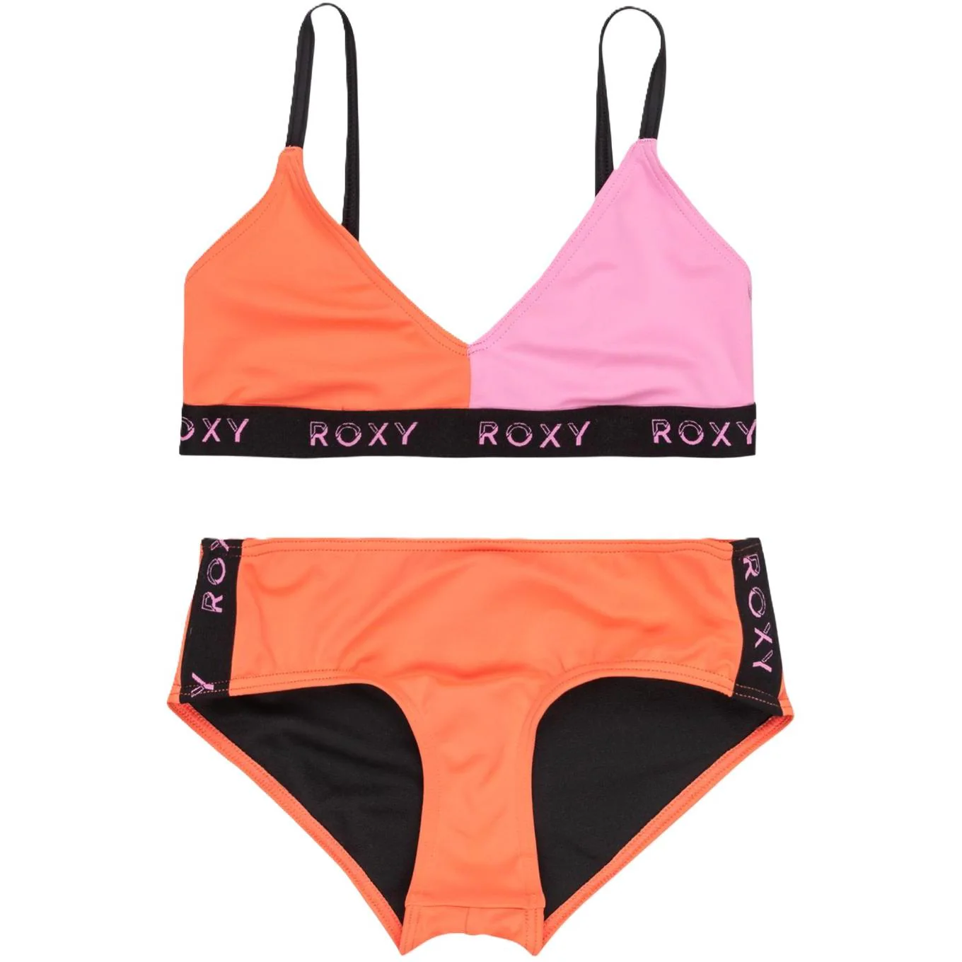 Roxy Kids Colorblock Triangle Bra Set Bikini