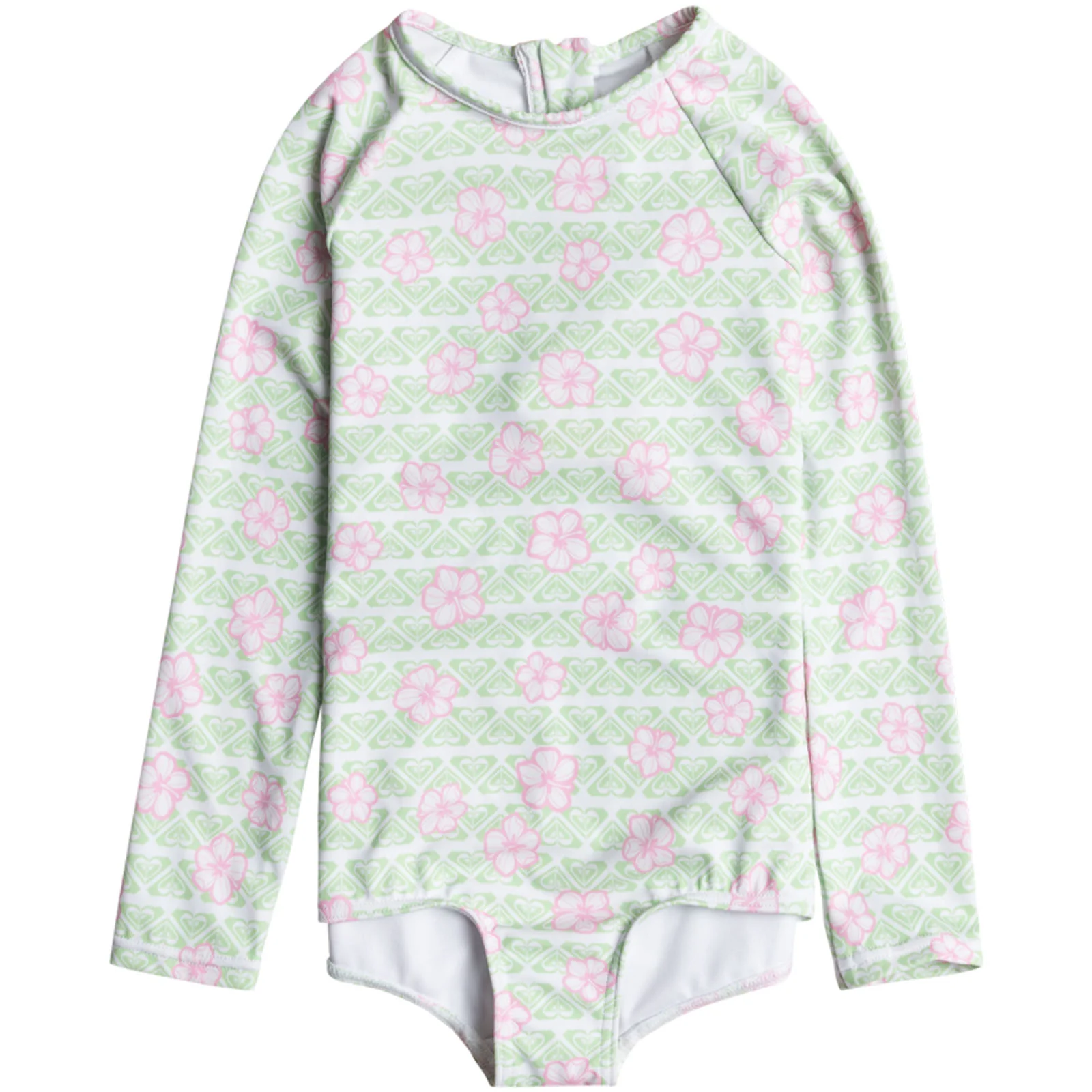 Roxy Kids Hibiline UPF 50+ UV Protect Short Sleeve Rash Vest