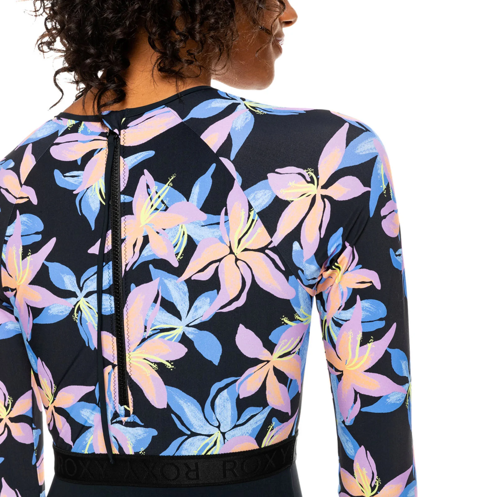 Roxy Womens Active Long Sleeve One Piece Swim Suit - Image 4