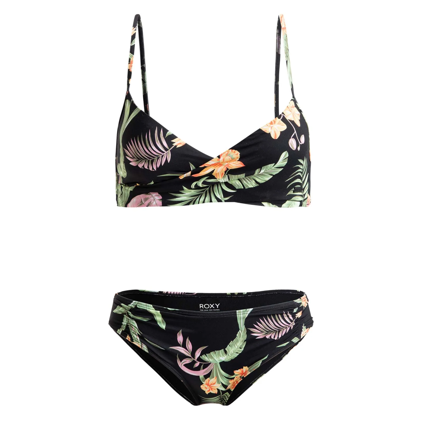 Roxy Womens Beach Classics Wrap Bra Set Bikini - Image 5