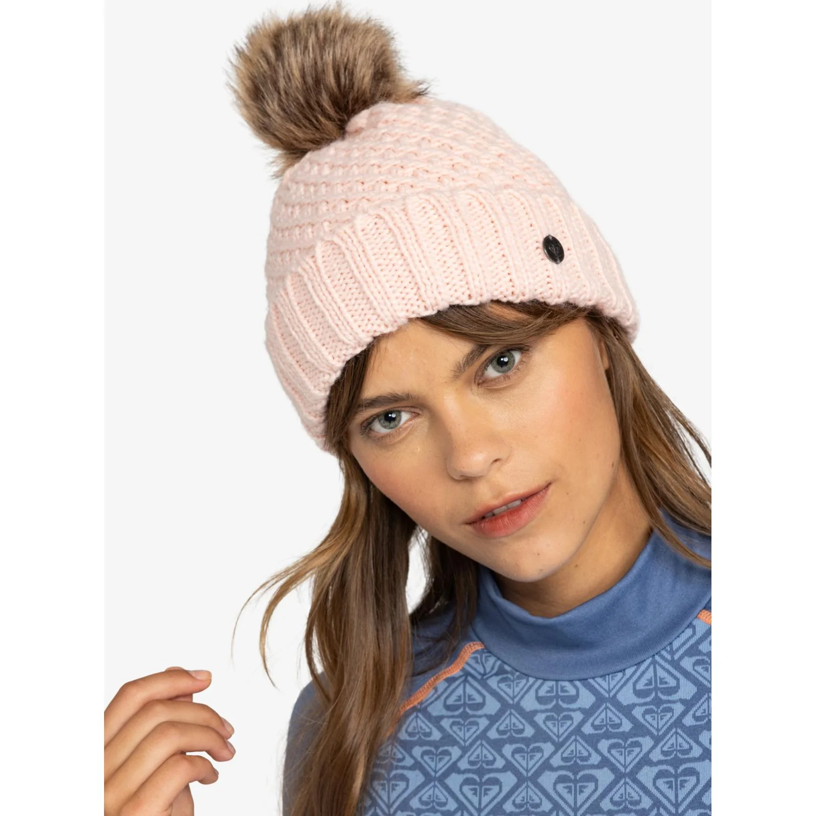 Roxy Womens Blizzard Bobble Hat - Image 7