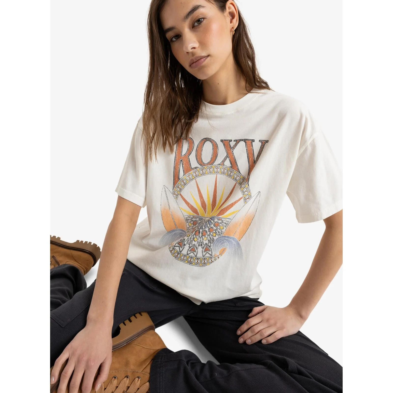 Roxy Womens Dreamers Short Sleeve T-Shirt - Image 4