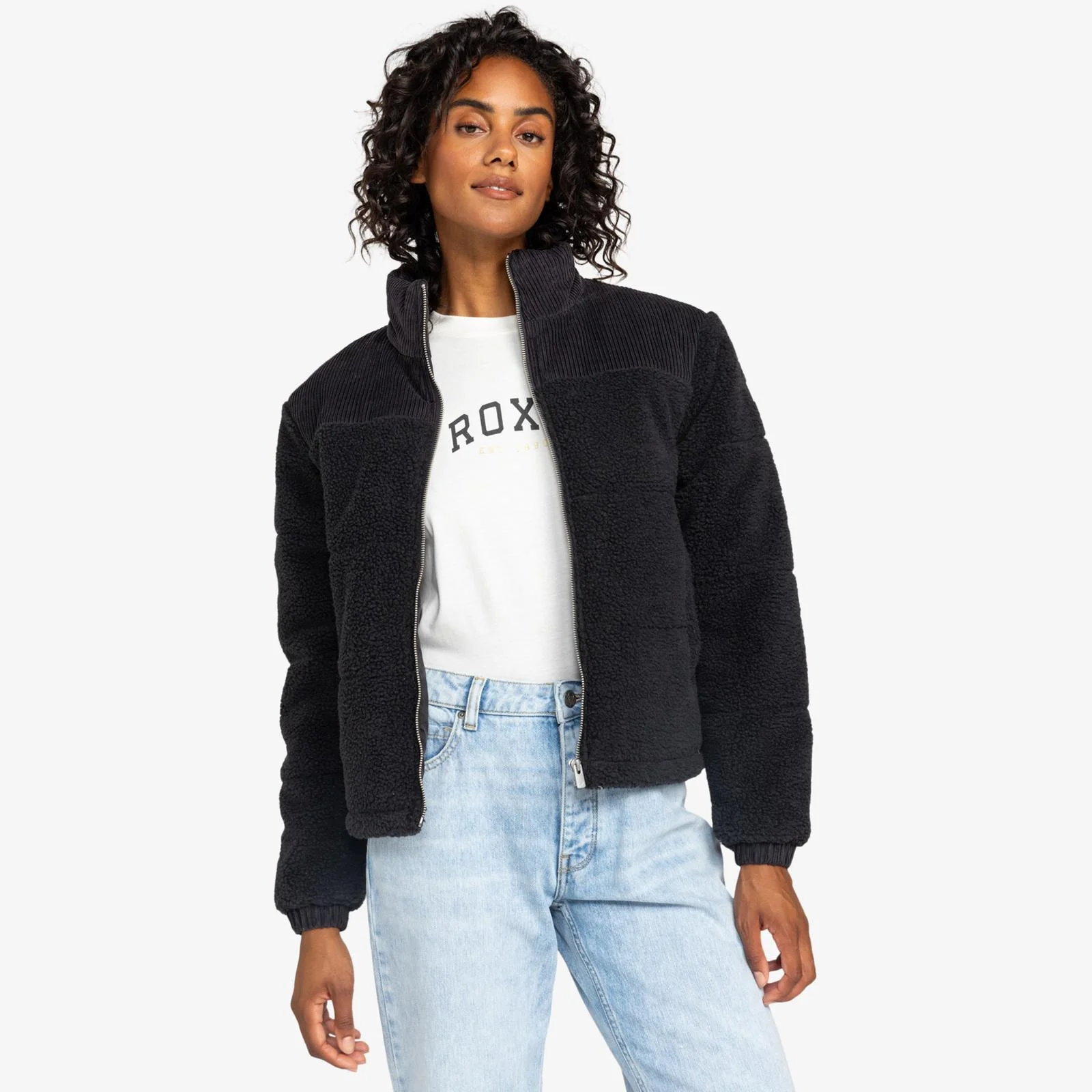 Roxy Womens Fall For You Full Zip Fleece - Image 2