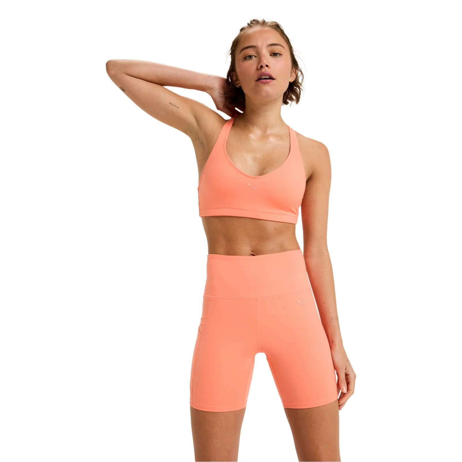 Roxy Womens Heart Into It Biker Running Shorts - Image 3