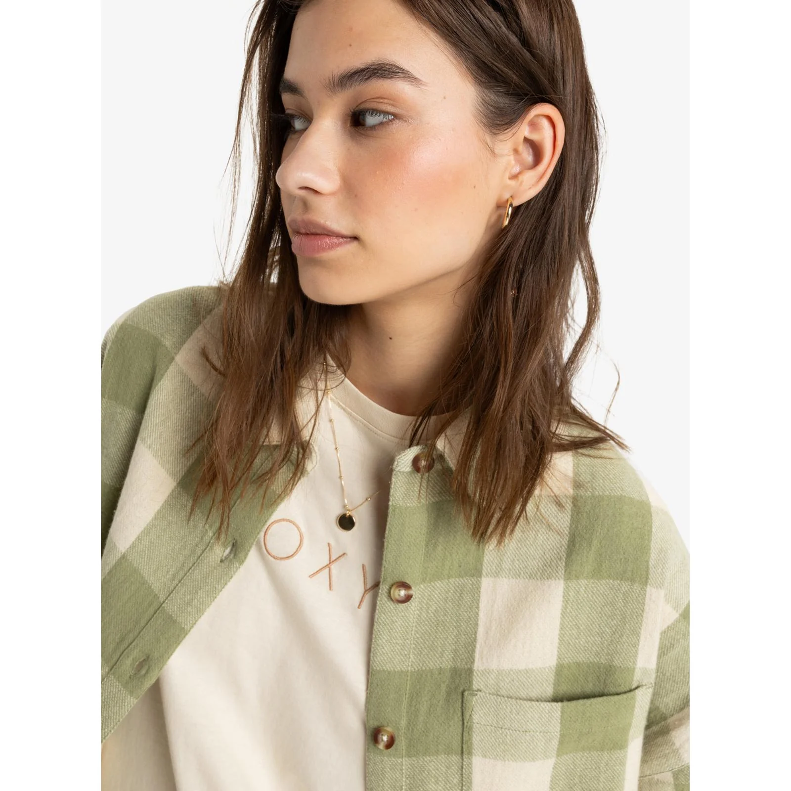 Roxy Womens Lets Get Away Long Sleeve Shirt - Image 5