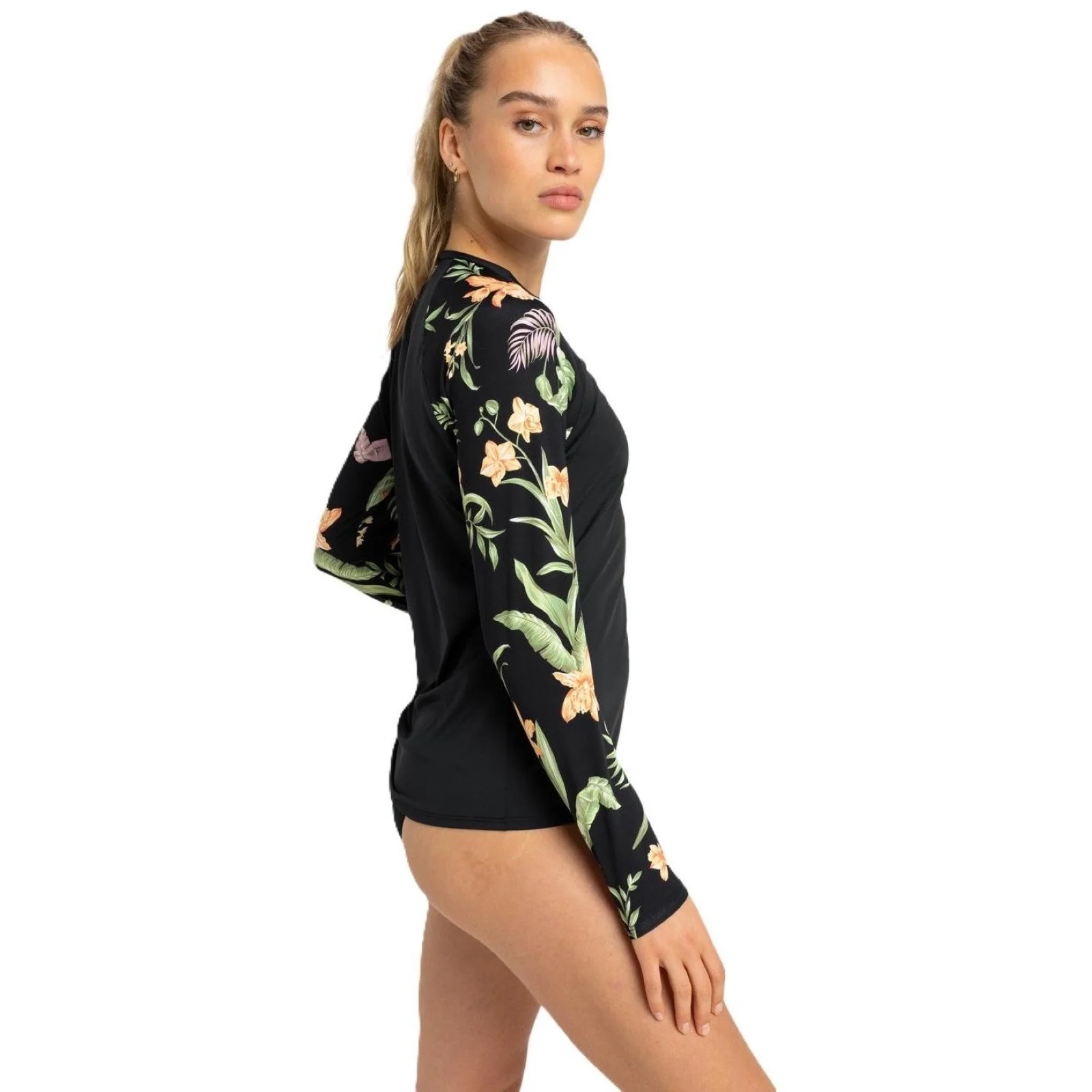 Roxy Womens Lycra Long Sleeve Rash Vest - Image 2