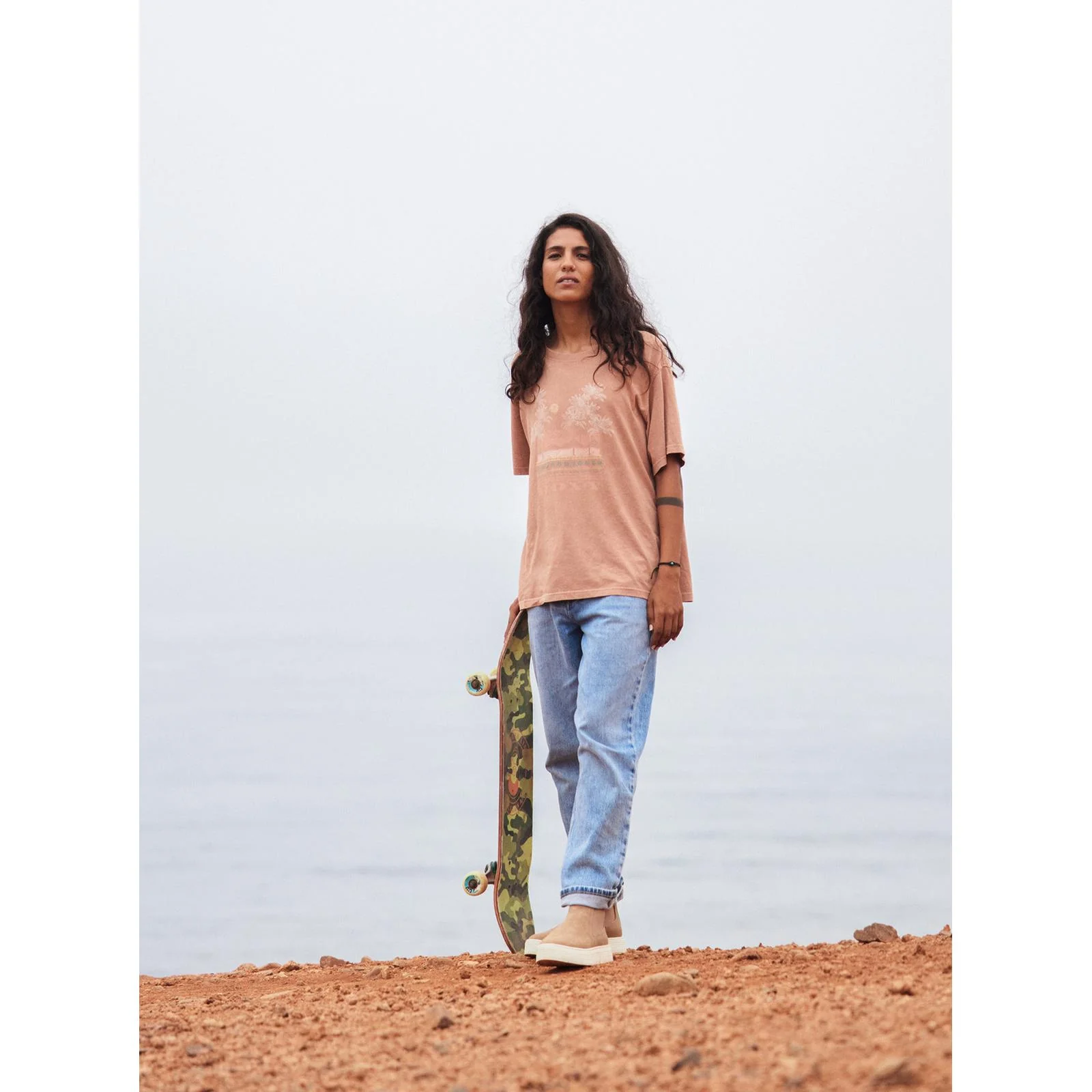 Roxy Womens Moonlight Sunset Short Sleeve T-Shirt - Image 6