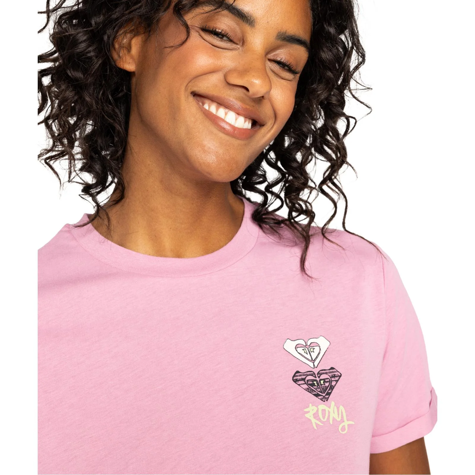 Roxy Womens Noon Ocean Art Short Sleeve T-Shirt - Image 15