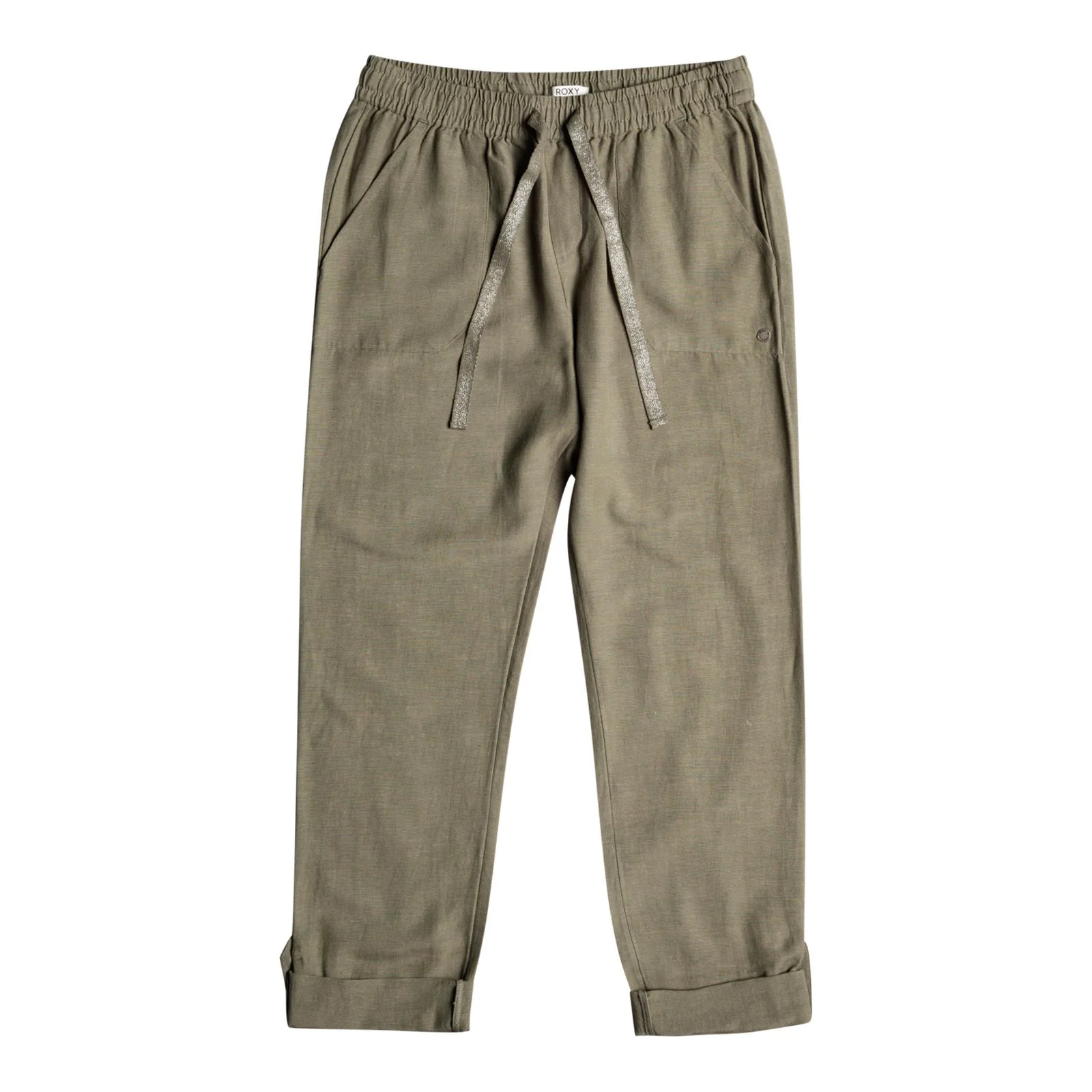 Roxy Womens On The Seashore Linen Trousers Cargo Pants - Image 19