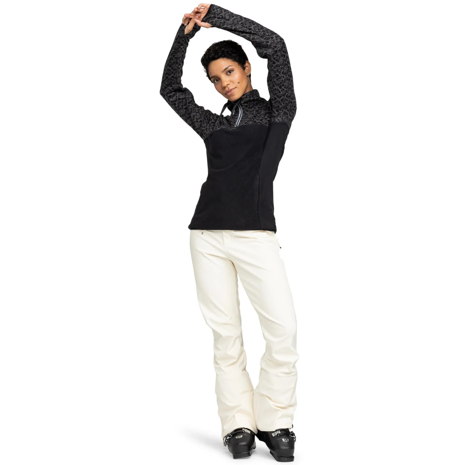 Roxy Womens Sayna Half Zip Pullover Polar Fleece - Image 4