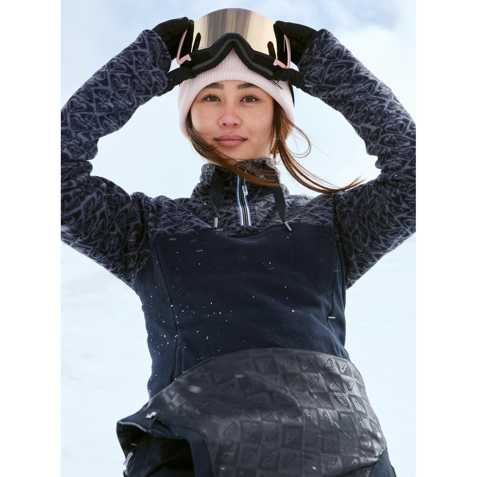 Roxy Womens Sayna Half Zip Pullover Polar Fleece - Image 6