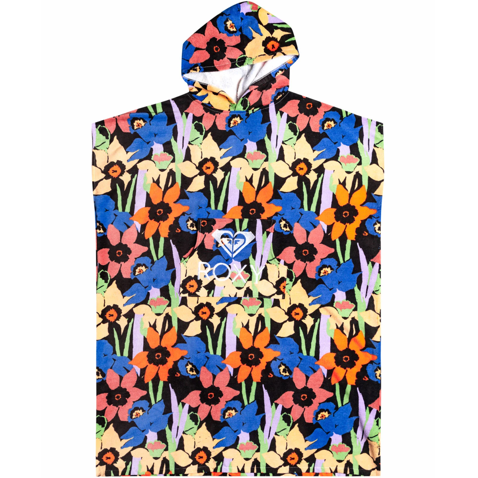 Roxy Womens Stay Magical Printed Hooded Towel Poncho - Image 2