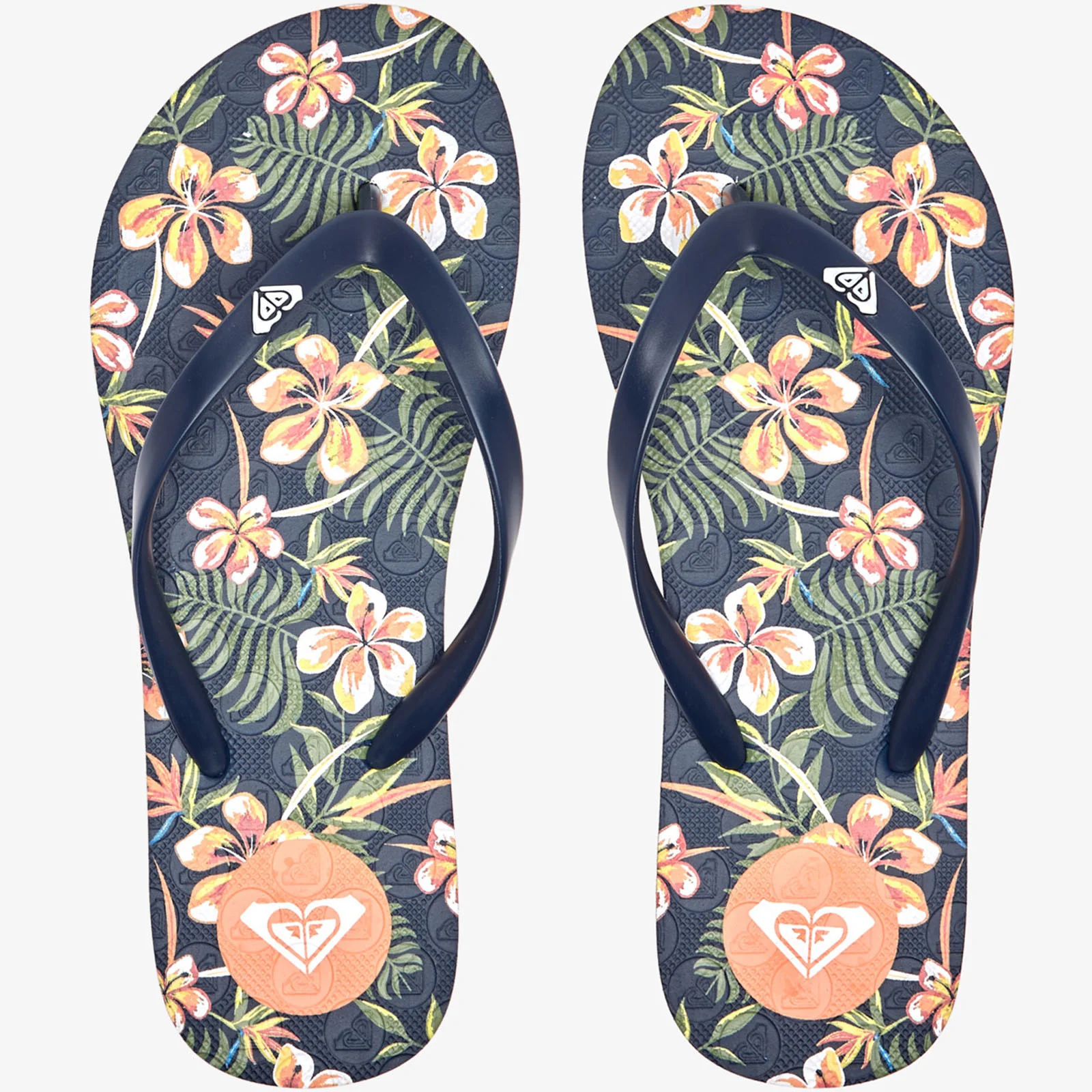 Roxy Womens To The Sea Beach Flip Flops - Light Navy - Image 3