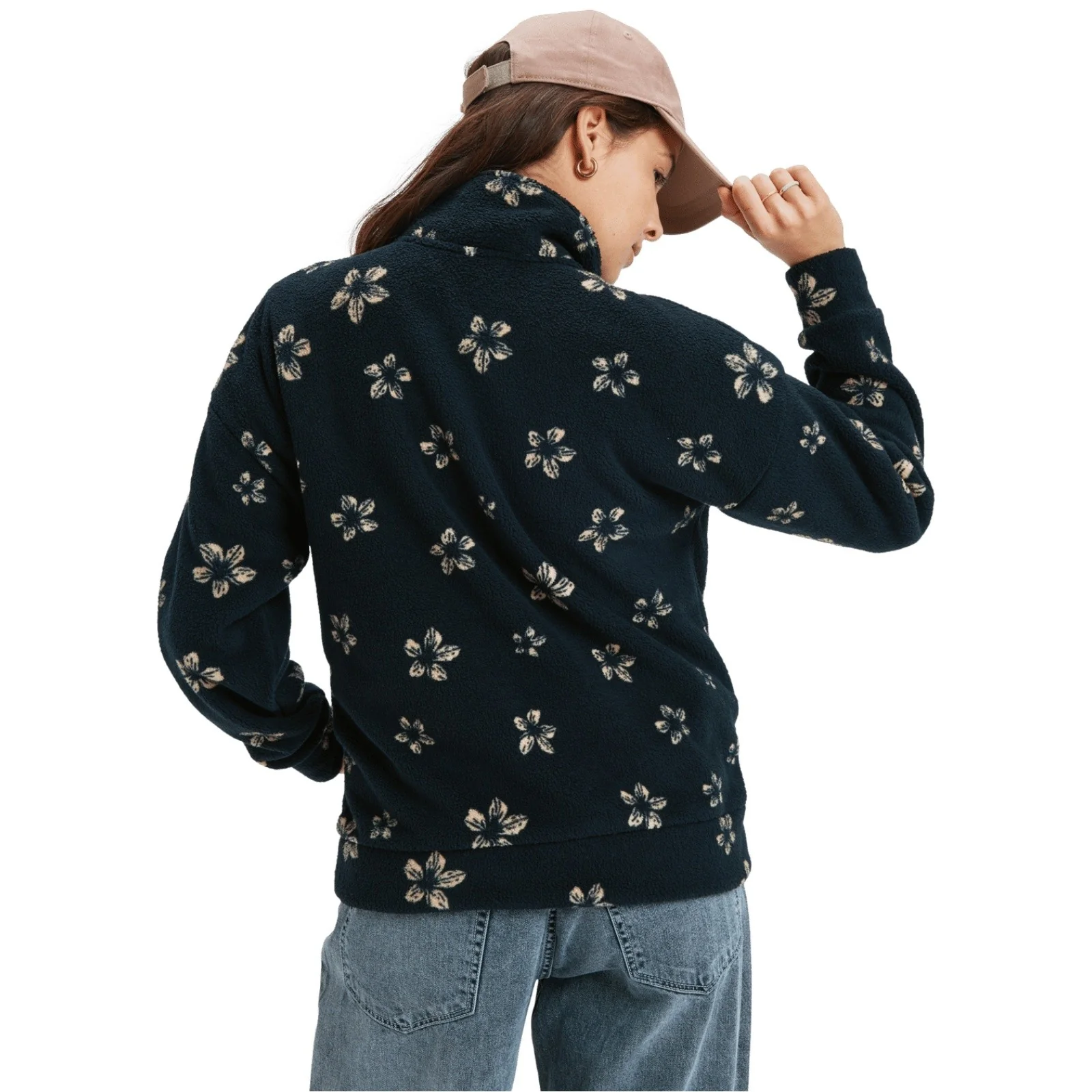 Roxy Womens VL Live Out Loud Polar Full Zip Fleece - Image 7