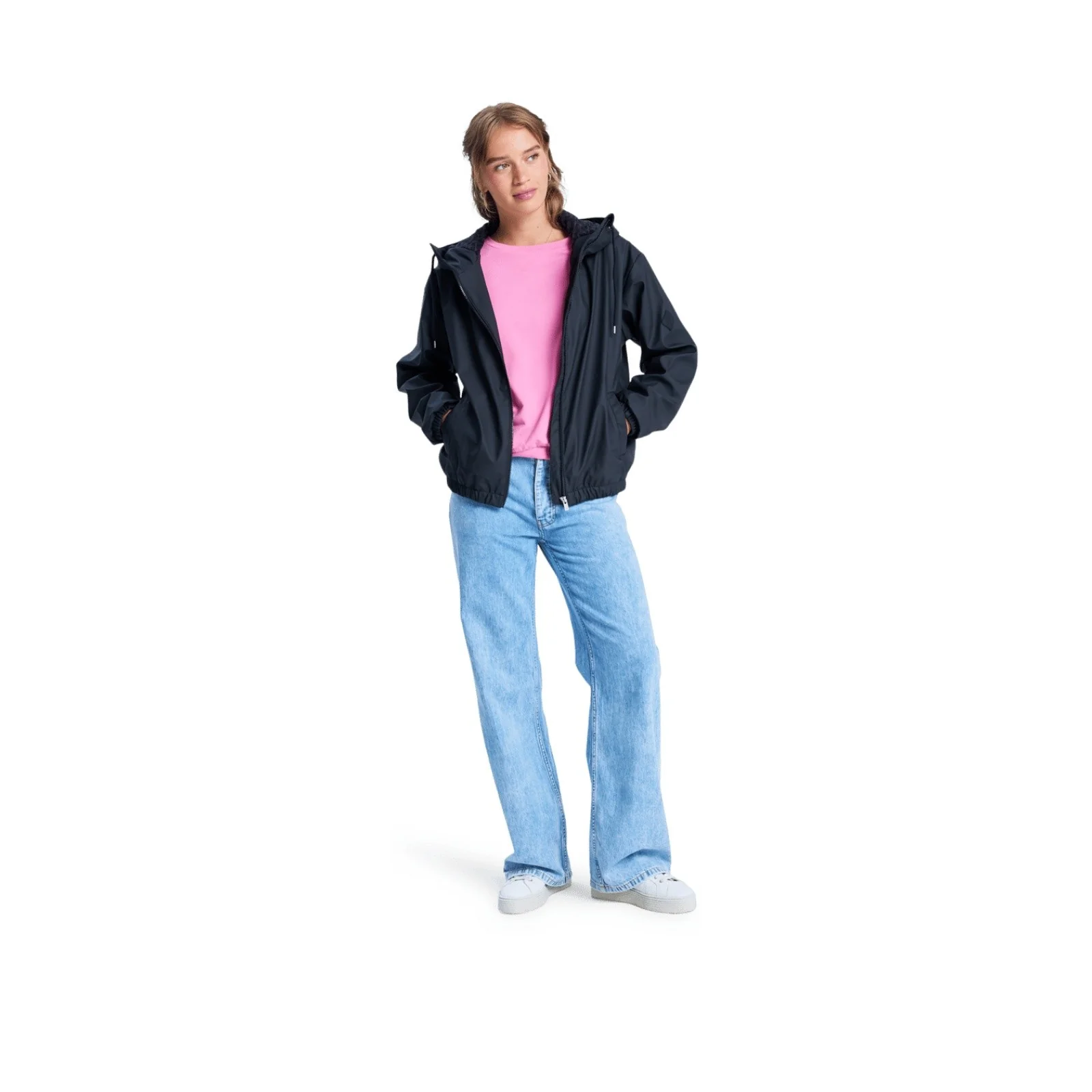 Roxy Womens Wait For Me Hooded Waterproof Jacket - Image 3