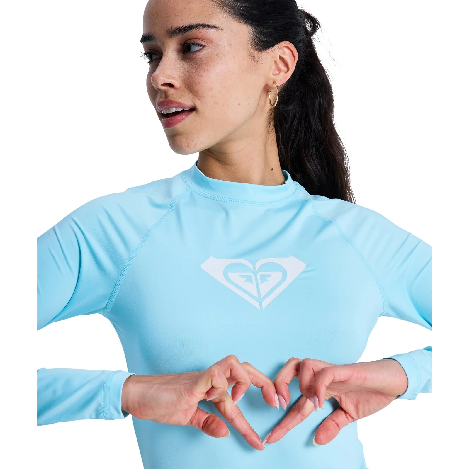 Roxy Womens Whole Hearted UPF 50 Surf Rash Vest - Image 39