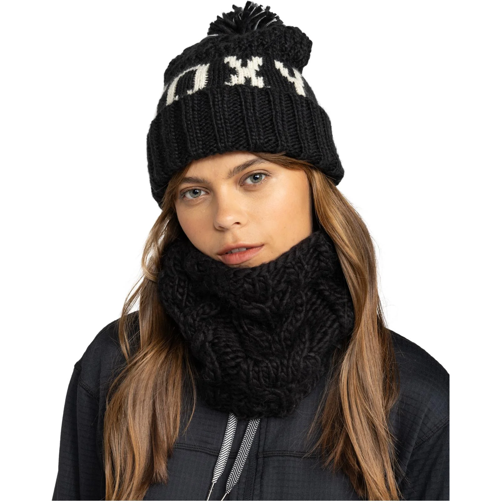 Roxy Womens Winter Chunky Collar Scarf - Image 3
