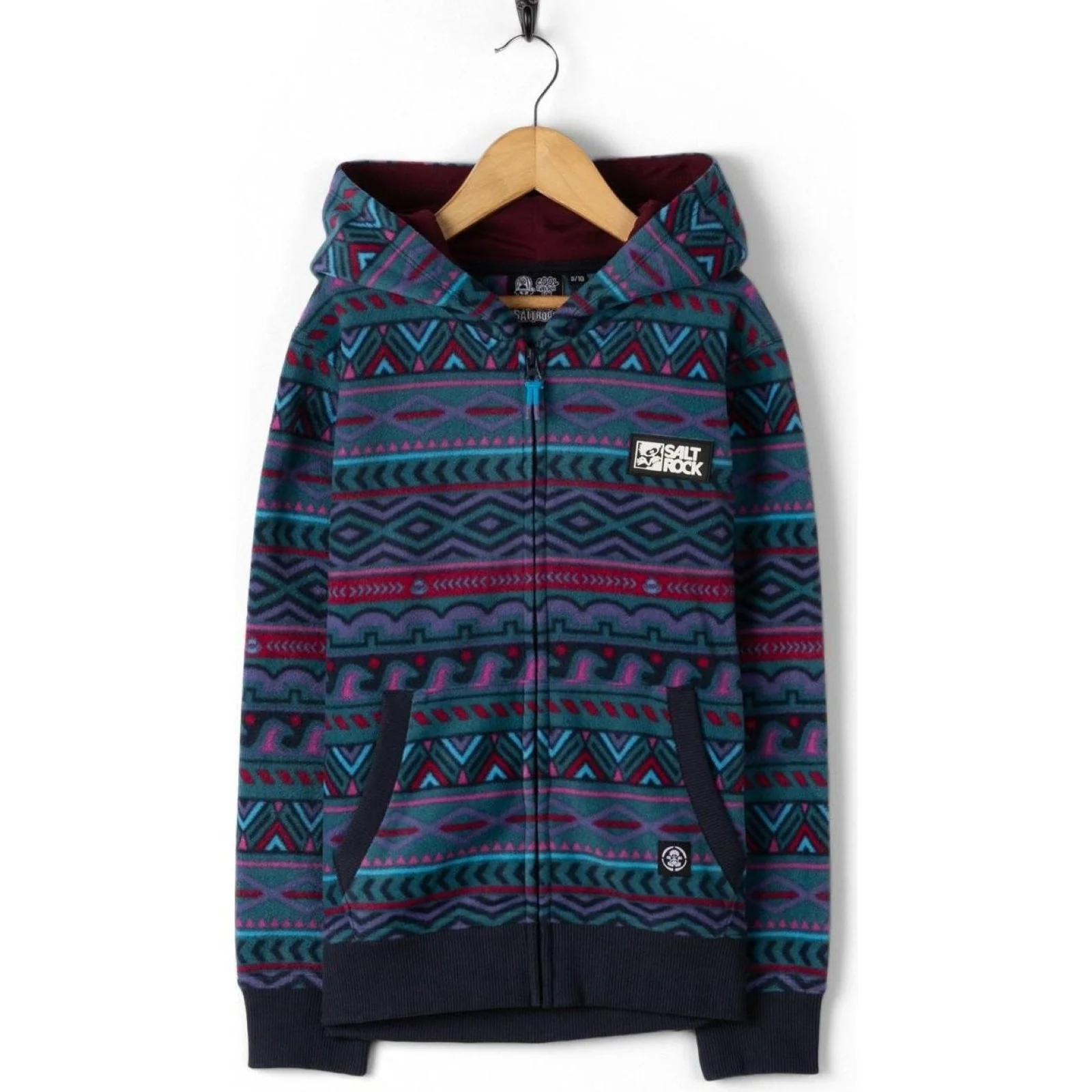 Saltrock Kids Treehouse Hooded Microfleece Full Zip Fleece