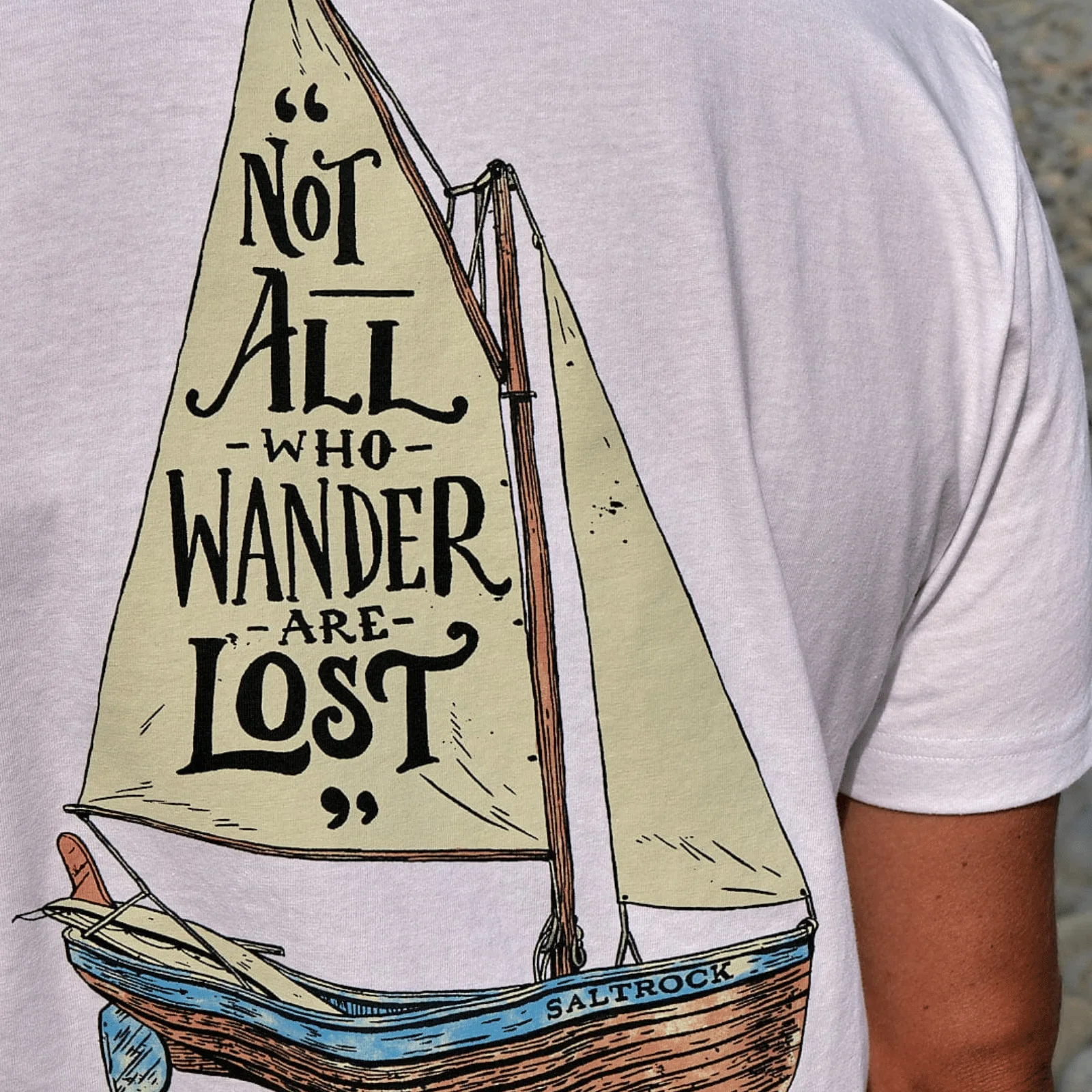 Saltrock Mens Lost Ships Short Sleeve T-Shirt - Image 3