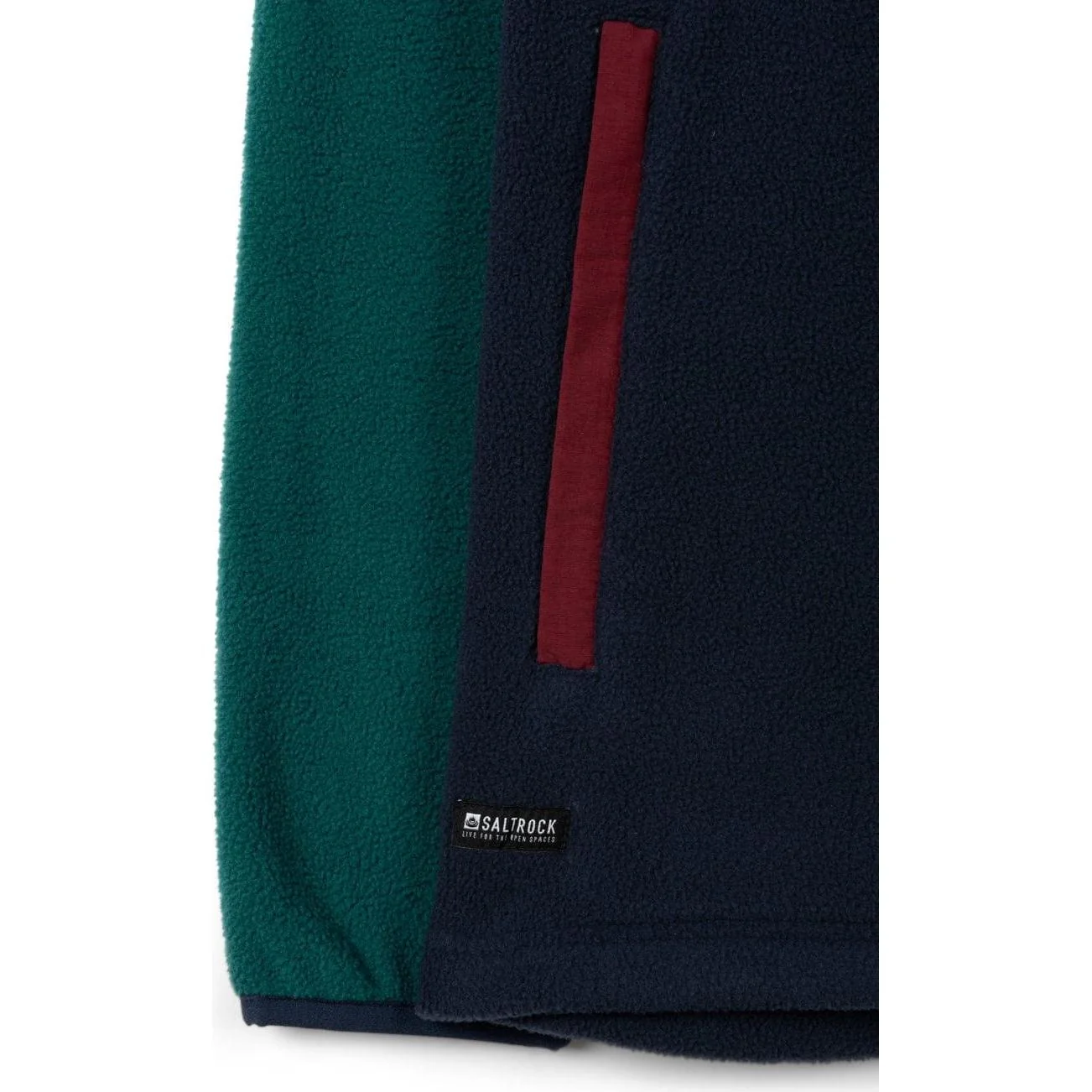 Saltrock Mens Theo Block Micro Half Zip Fleece - Image 8