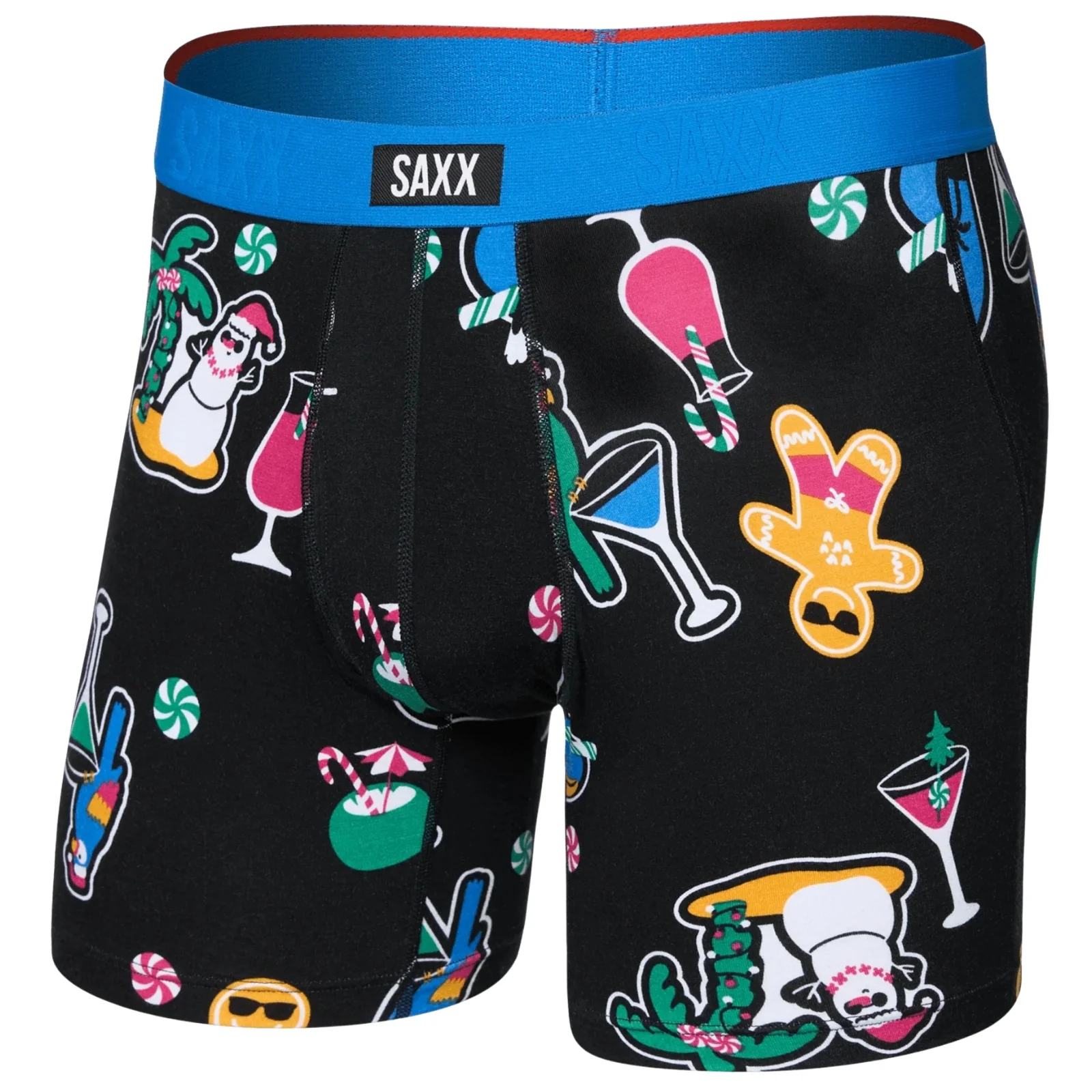 Saxx Mens Vibe Xtra Soft Comfort 6" Boxer Shorts - Image 4