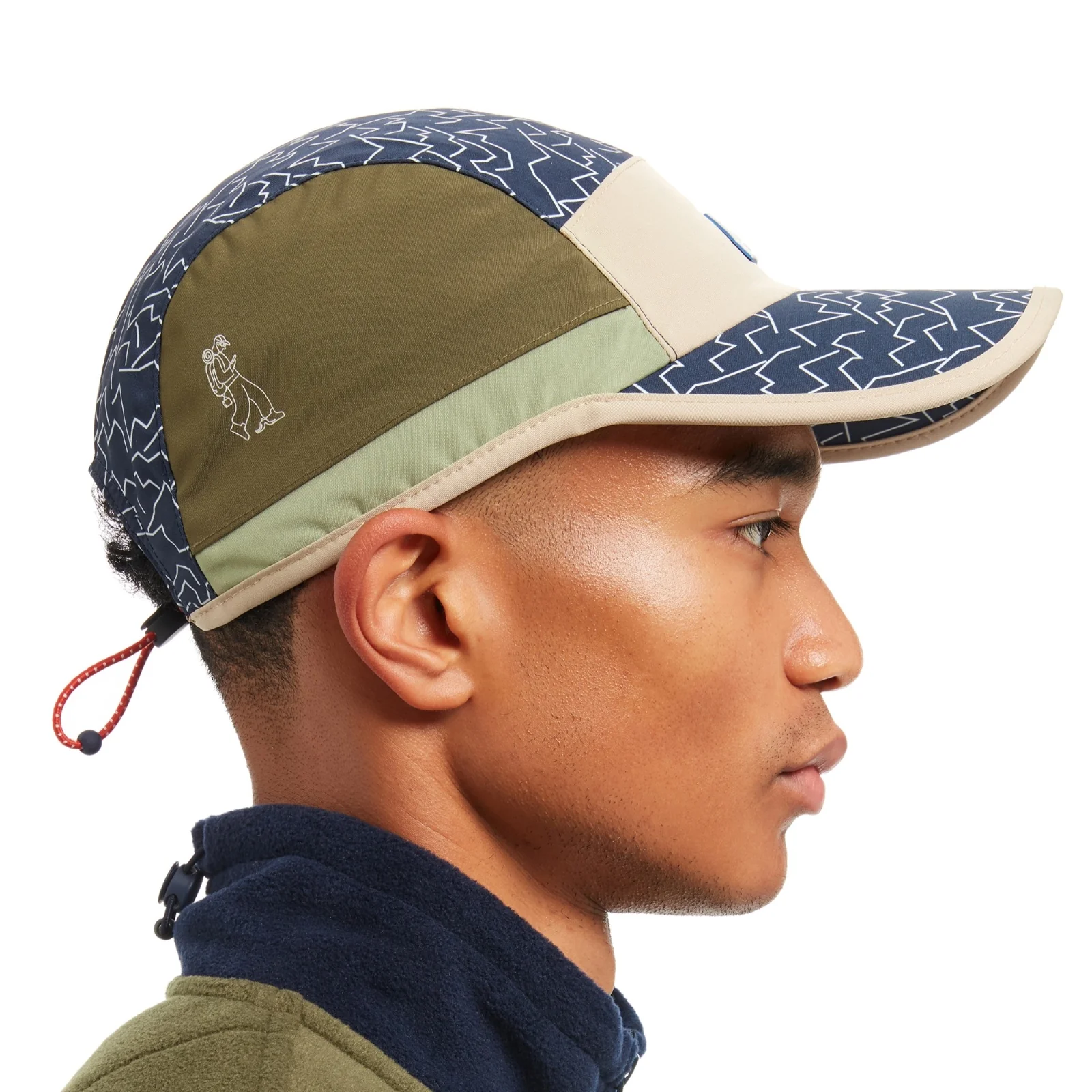 Sealskinz Mens Poringland Print Foldable SPF Hiking Baseball Cap - Image 6