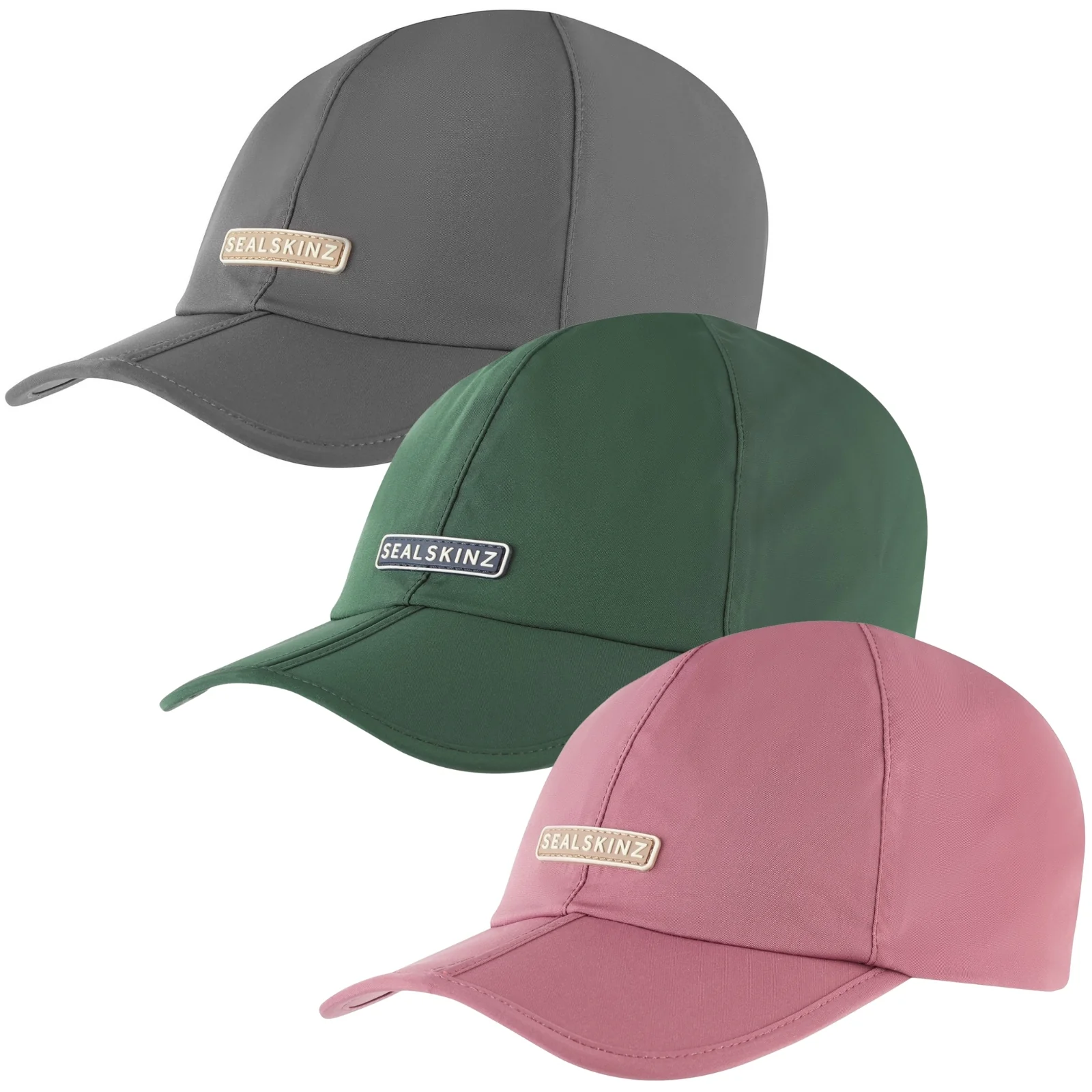 Sealskinz Mens Salle Logo Waterproof Foldable Baseball Cap