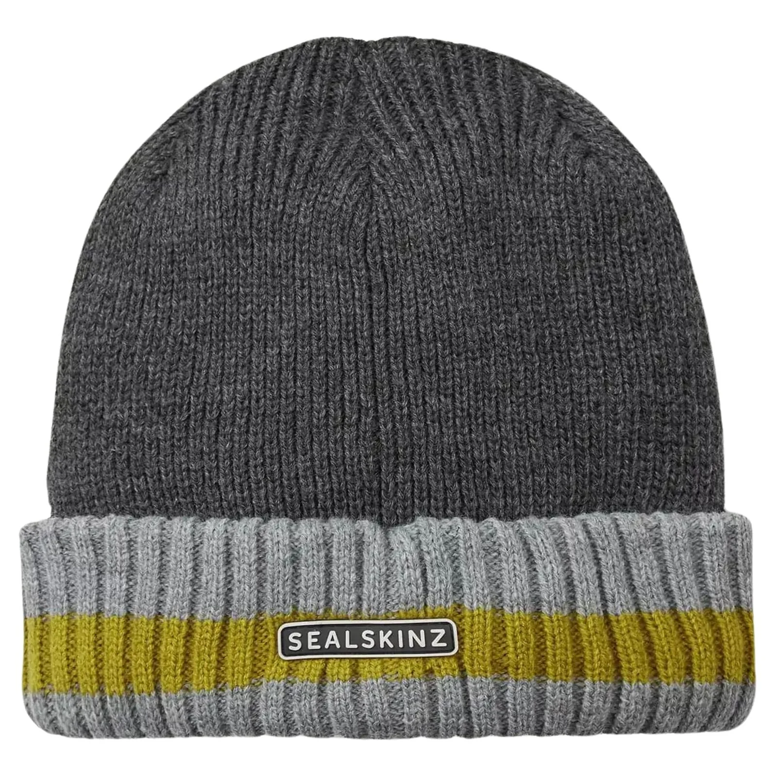 Sealskinz Unisex Holkham Waterproof Striped Roll Cuff Beanie - Image 5