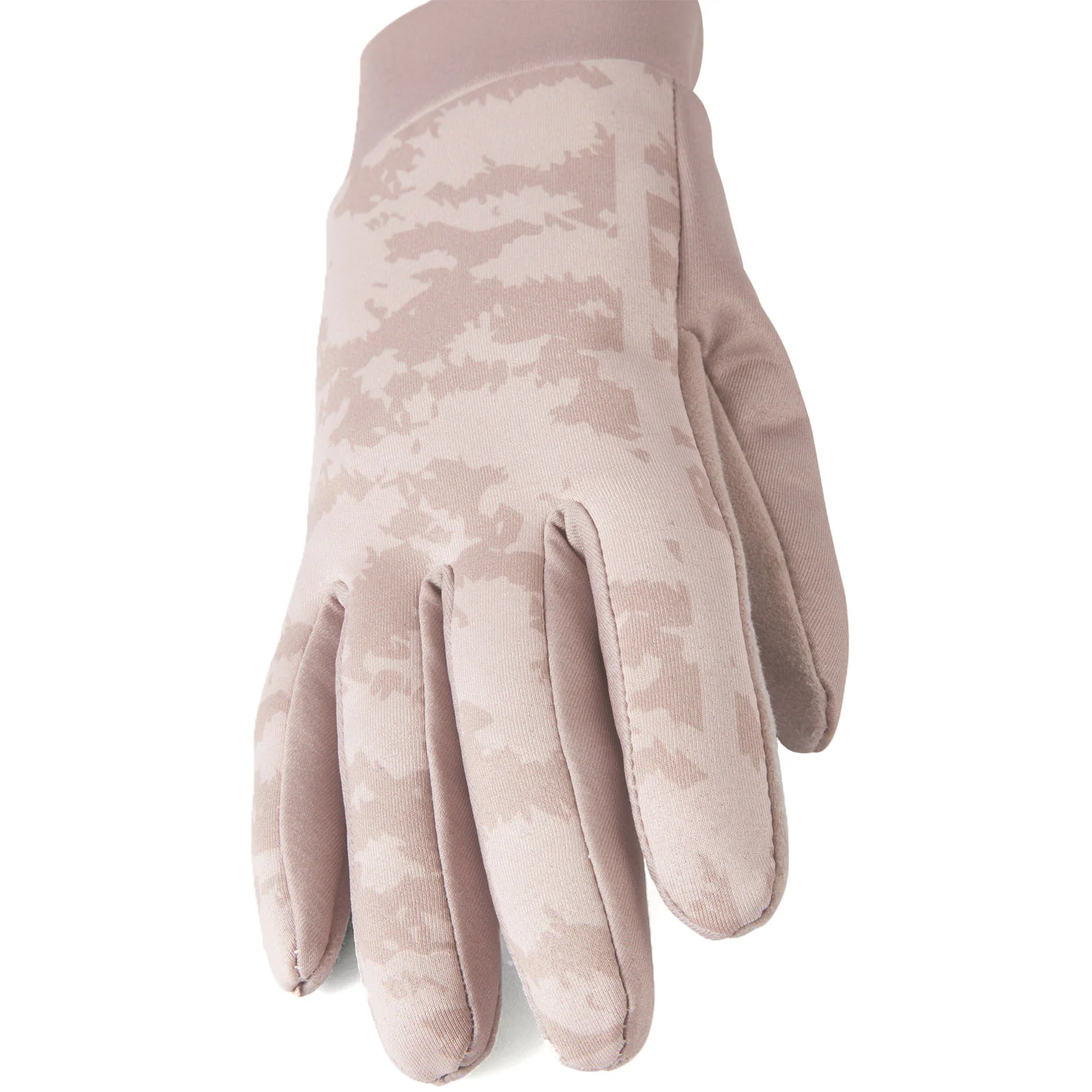 Sealskinz Womens Ryston Water Repellent Print Nano Fleece Gloves - Pink - Image 3