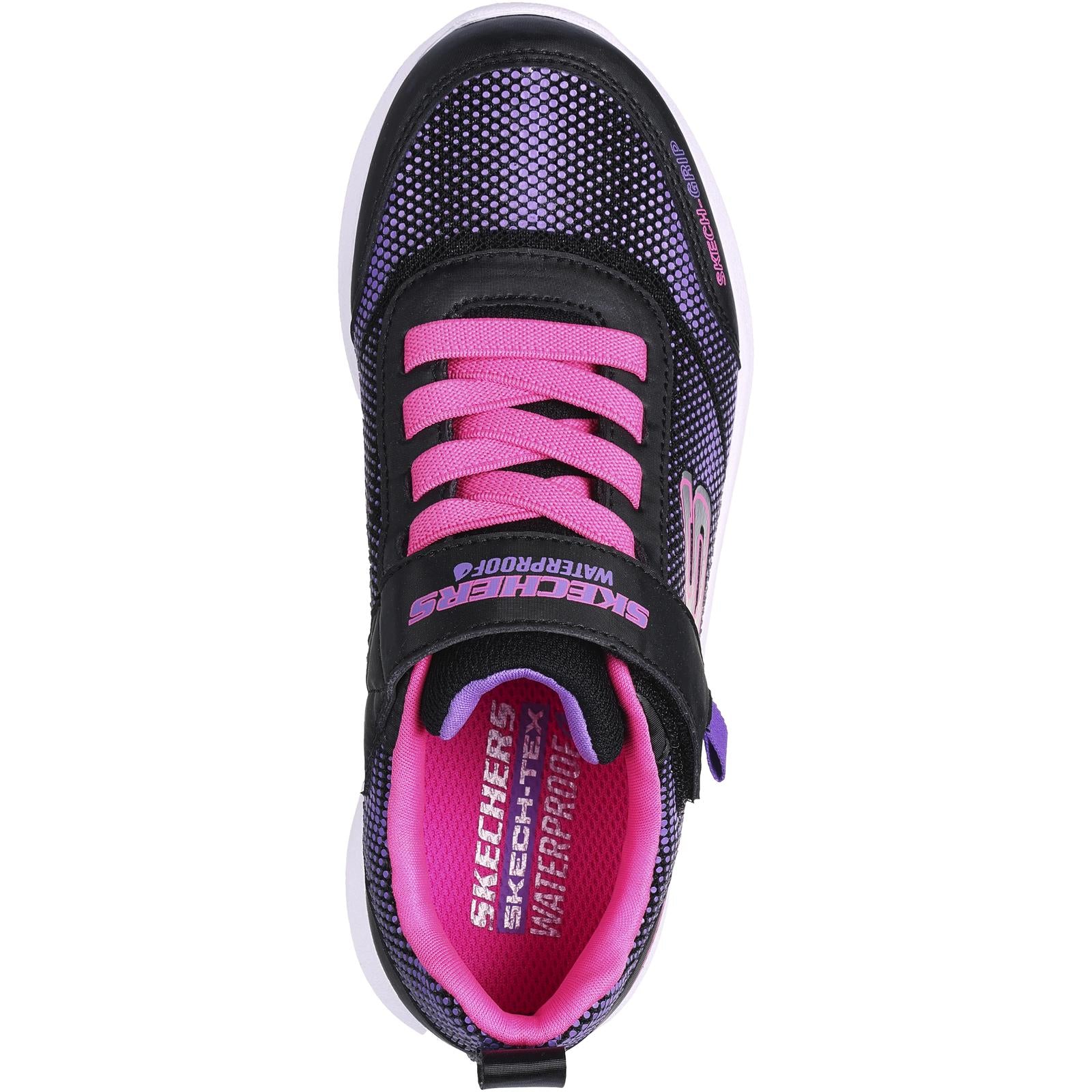 Skechers Kids Dynamic Tread Waterproof Stretch Lace Trainers - Image 2